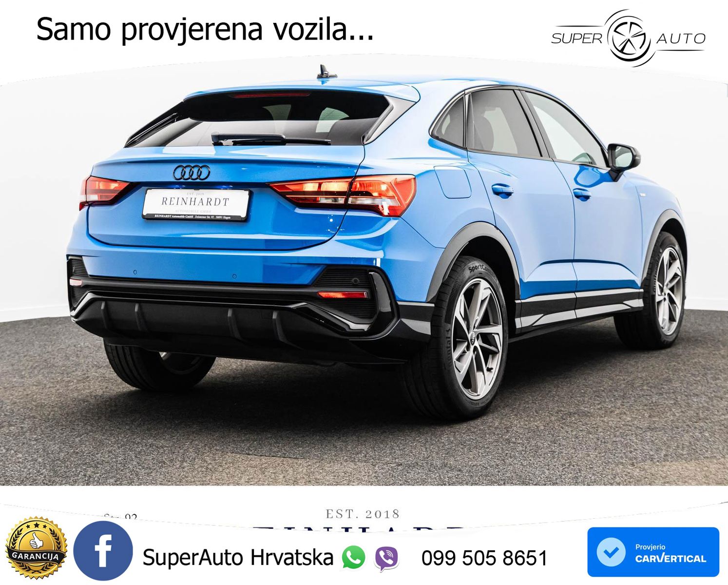 Audi Q3 II Sportback 35 TFSI (150 KS) S tronic 2x S line LED+GR SJED+ACC