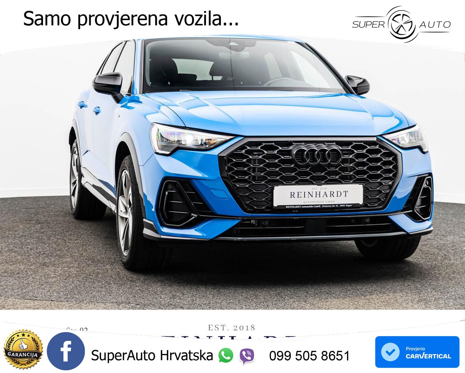 Audi Q3 II Sportback 35 TFSI (150 KS) S tronic 2x S line LED+GR SJED+ACC