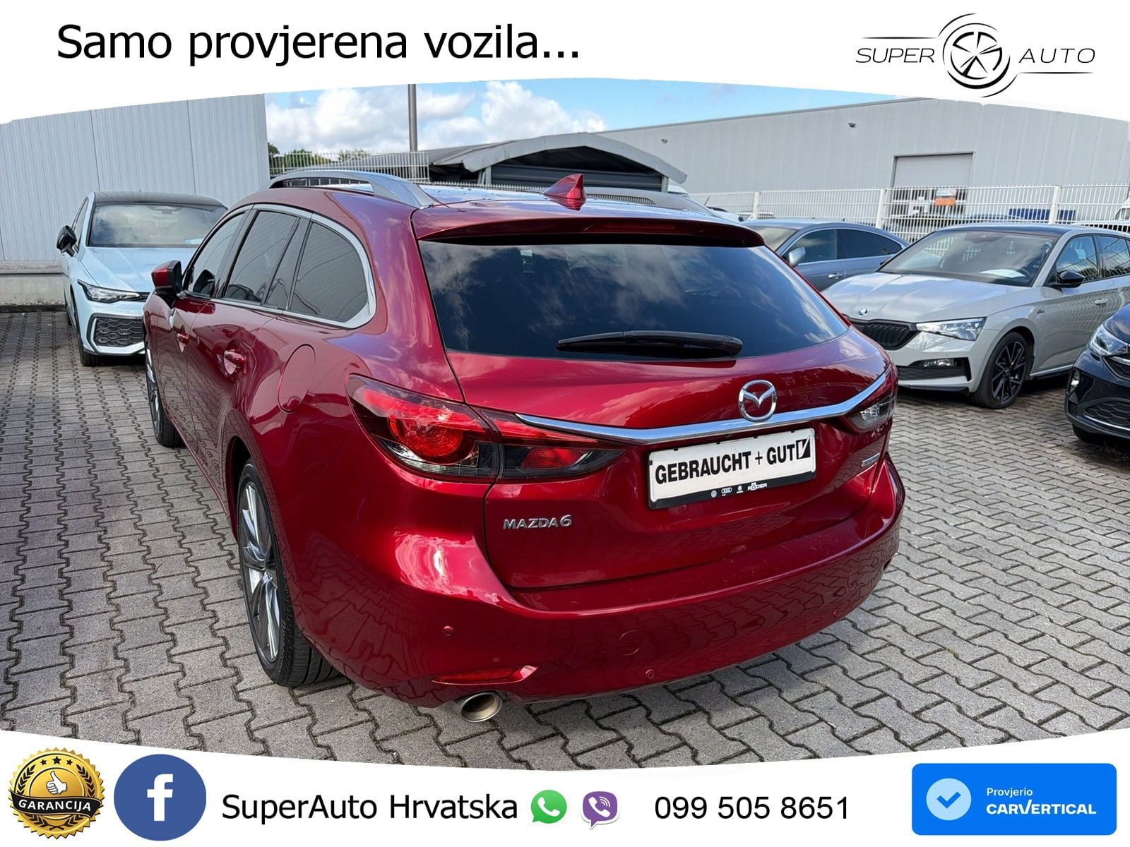 Mazda 6 Sport Combi 2.5 SKYACTIV-G (194 KS) SKYACTIV-Drive MATRIX+GR SJED+KAM