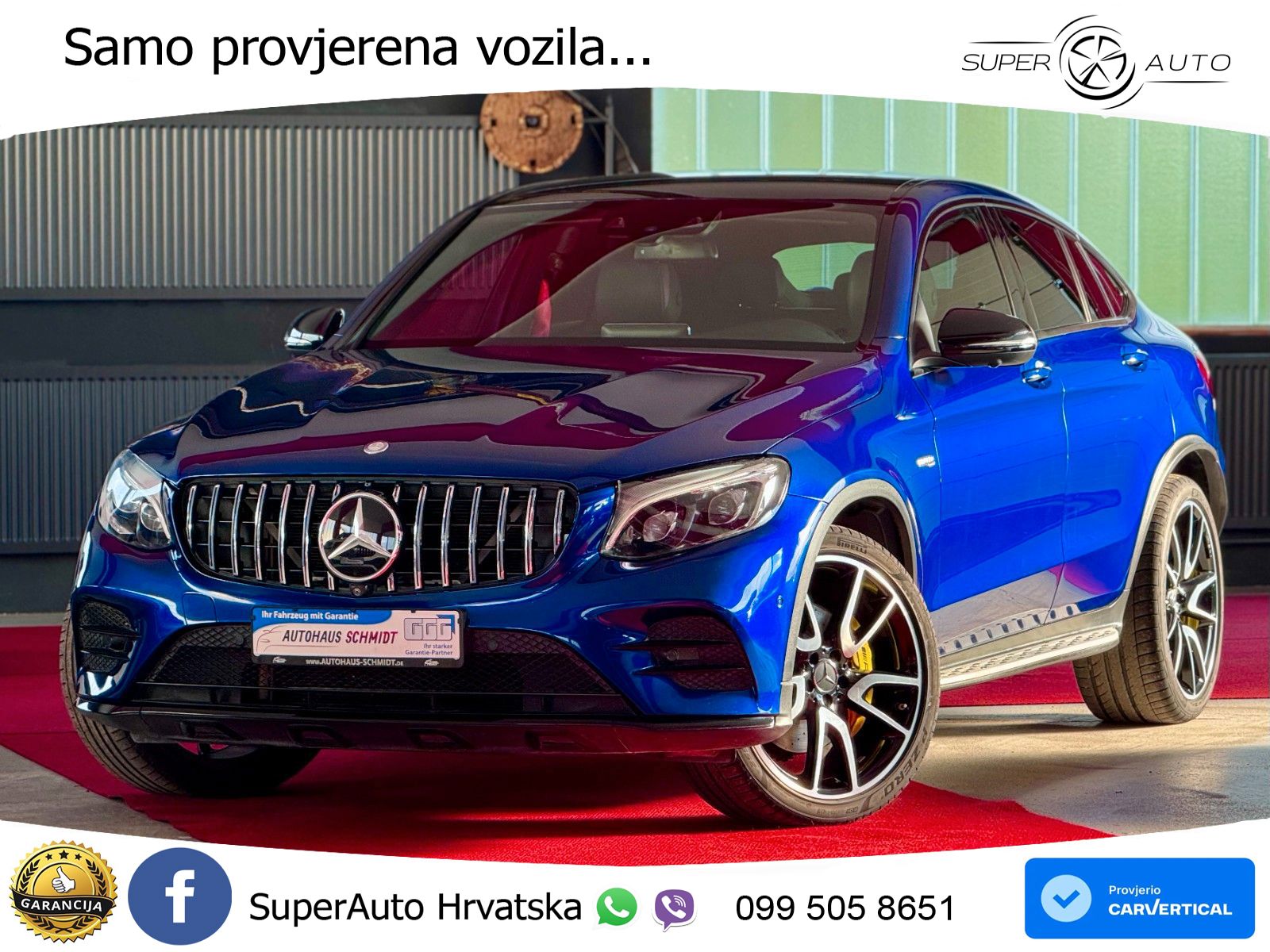 Mercedes GLC Coupe AMG 43 (367 KS) 4MATIC G-TRONIC ZRAČNI+ACC+4xGR SJED+360