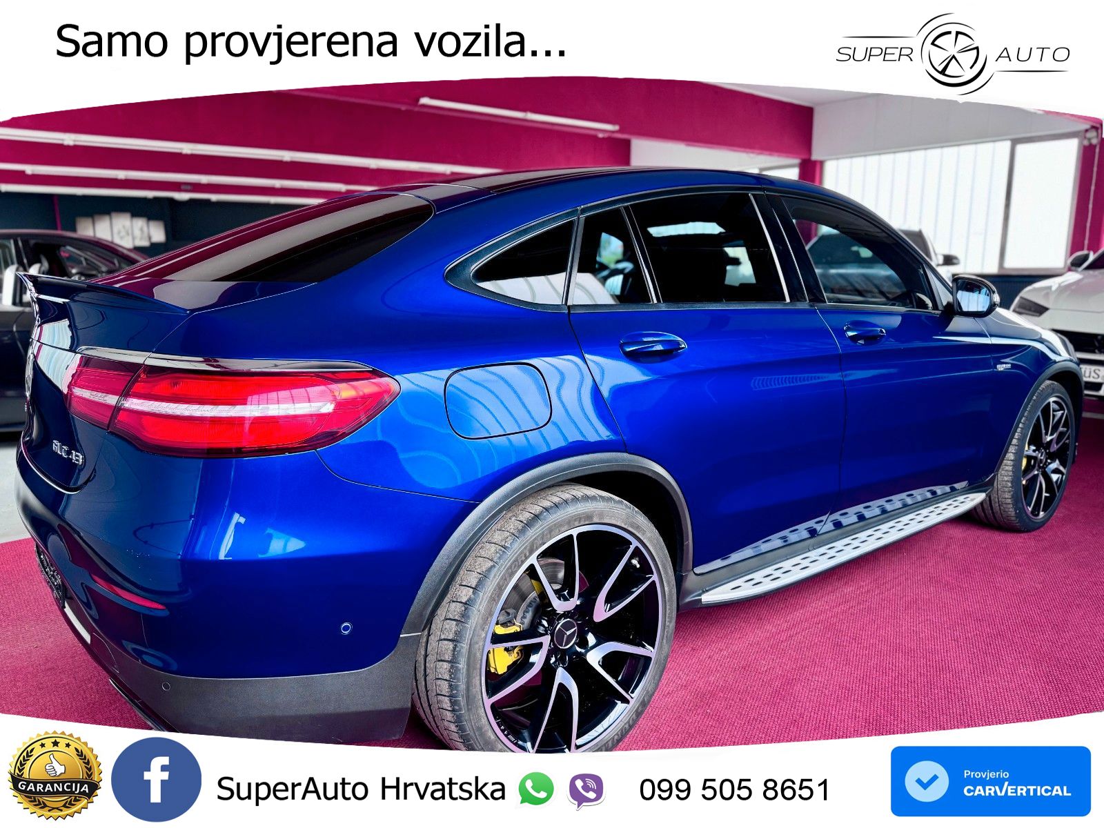 Mercedes GLC Coupe AMG 43 (367 KS) 4MATIC G-TRONIC ZRAČNI+ACC+4xGR SJED+360