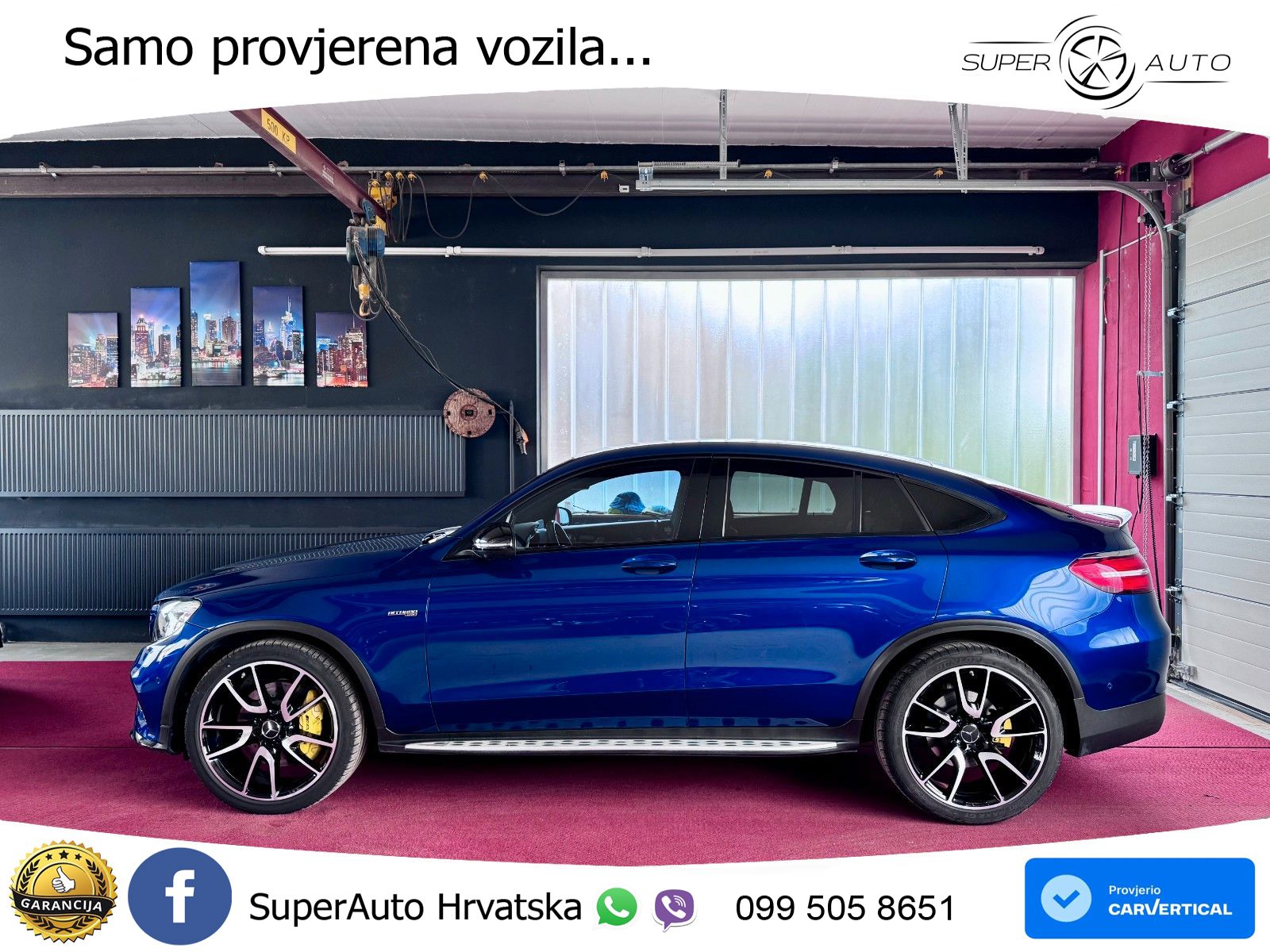 Mercedes GLC Coupe AMG 43 (367 KS) 4MATIC G-TRONIC ZRAČNI+ACC+4xGR SJED+360