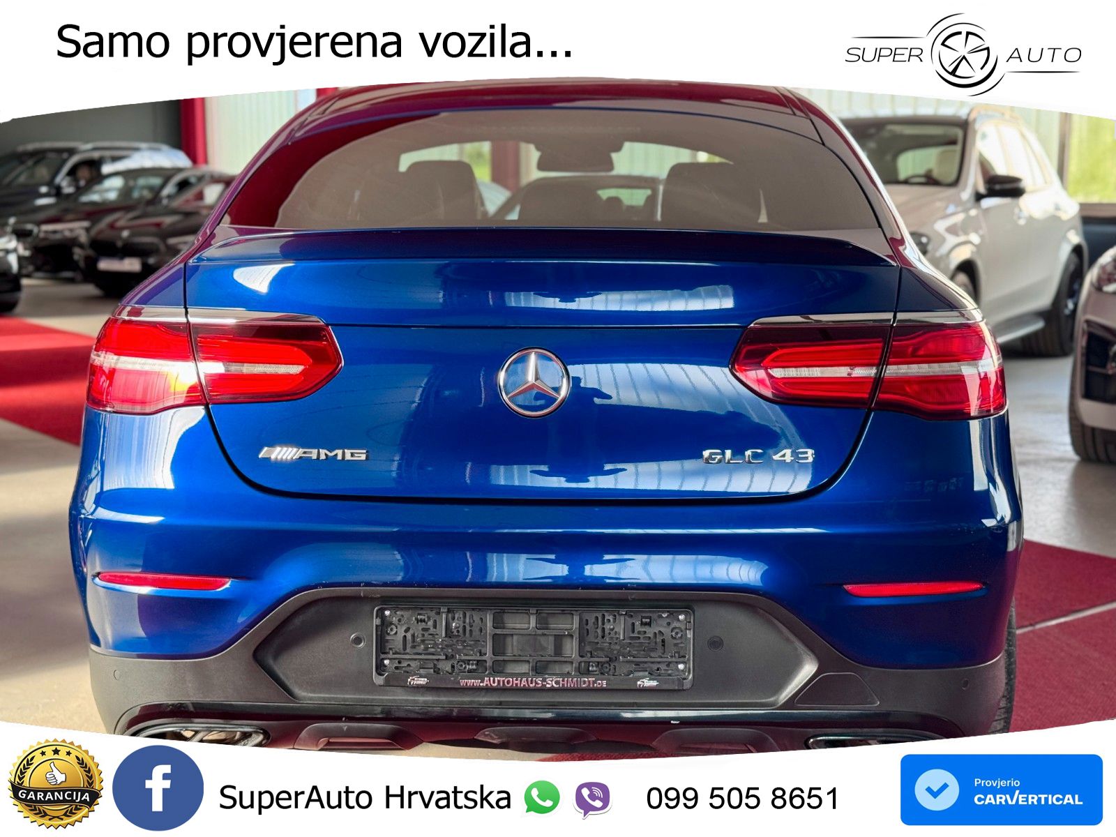 Mercedes GLC Coupe AMG 43 (367 KS) 4MATIC G-TRONIC ZRAČNI+ACC+4xGR SJED+360