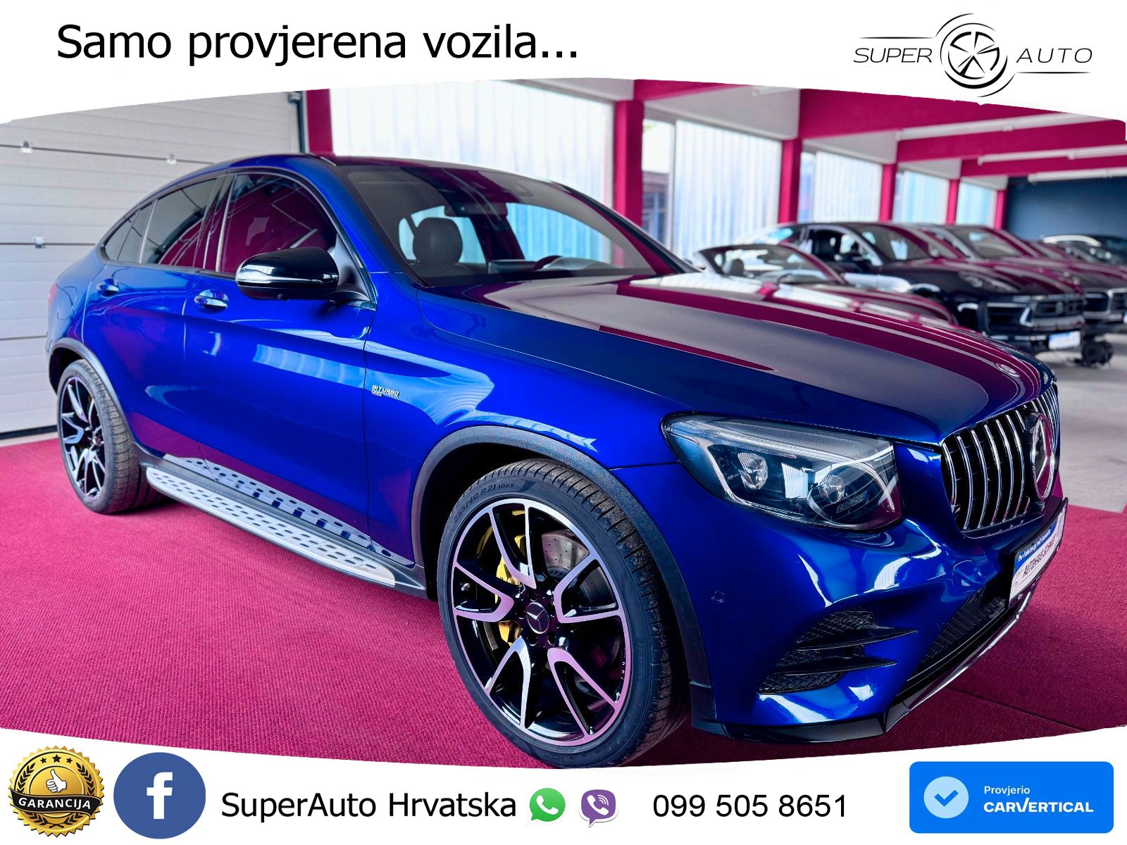 Mercedes GLC Coupe AMG 43 (367 KS) 4MATIC G-TRONIC ZRAČNI+ACC+4xGR SJED+360