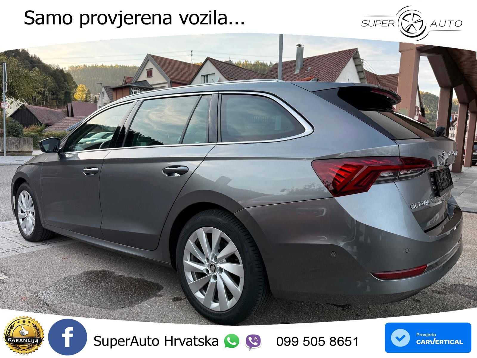 Škoda Octavia Combi 2.0 TDI (150 KS) 4x4 DSG LED+GR SJED+ACC