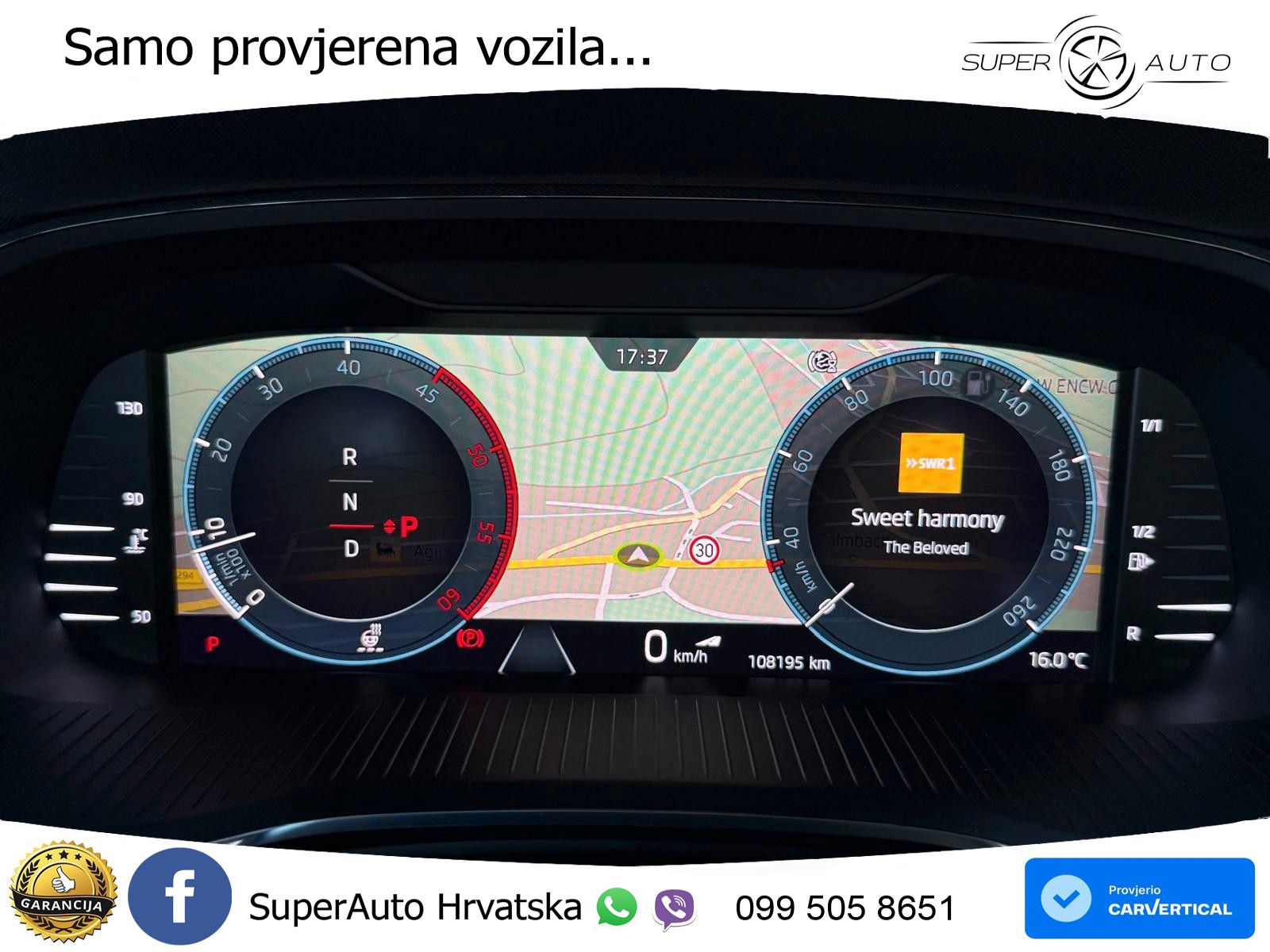 Škoda Octavia Combi 2.0 TDI (150 KS) 4x4 DSG LED+GR SJED+ACC