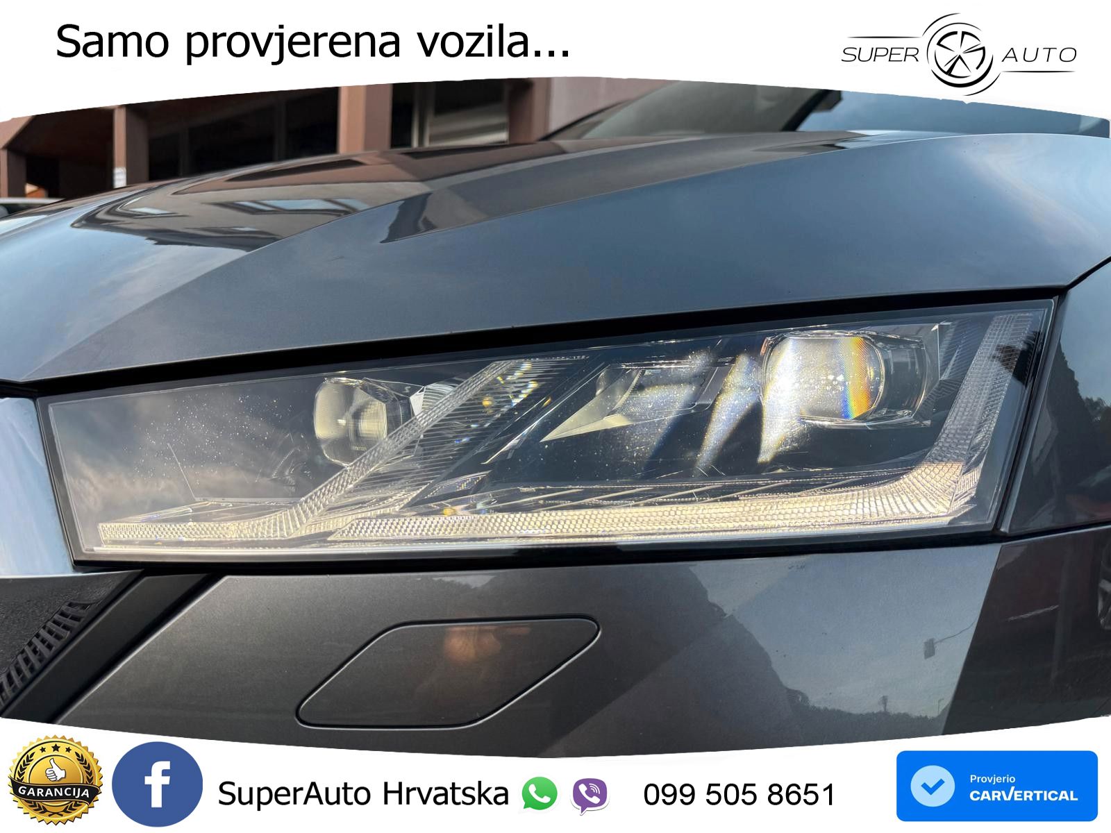 Škoda Octavia Combi 2.0 TDI (150 KS) 4x4 DSG LED+GR SJED+ACC