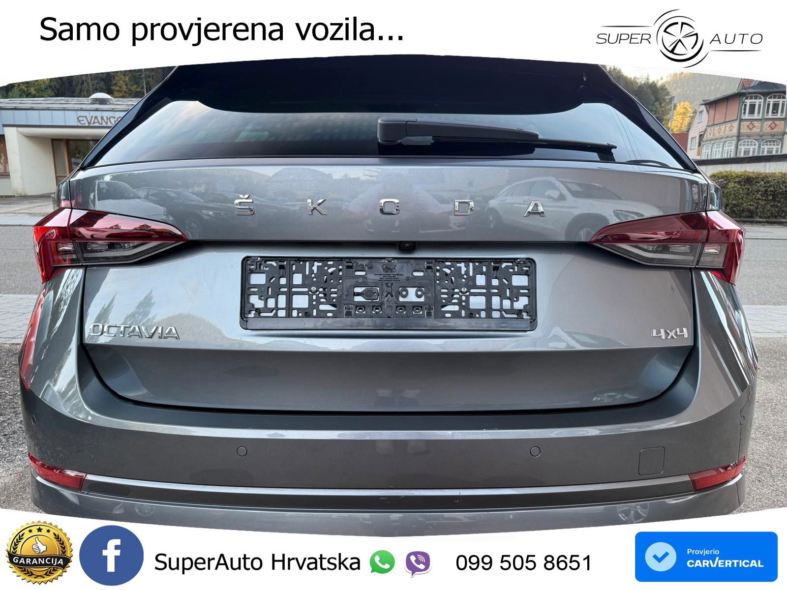 Škoda Octavia Combi 2.0 TDI (150 KS) 4x4 DSG LED+GR SJED+ACC