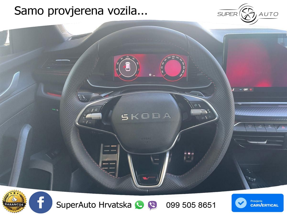 Škoda Octavia Combi RS 2.0 TSI (265 KS) DSG MATRIX+GR SJED+KAM