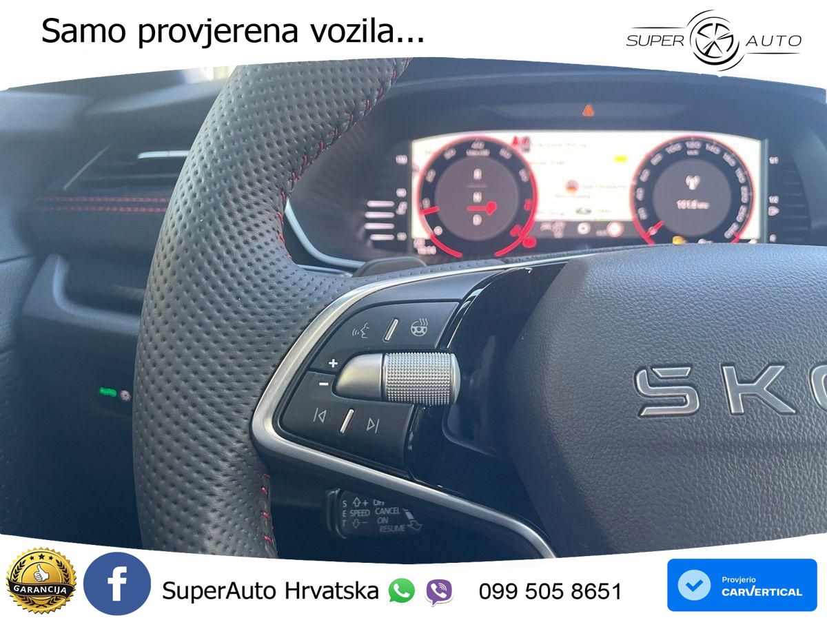 Škoda Octavia Combi RS 2.0 TSI (265 KS) DSG MATRIX+GR SJED+KAM