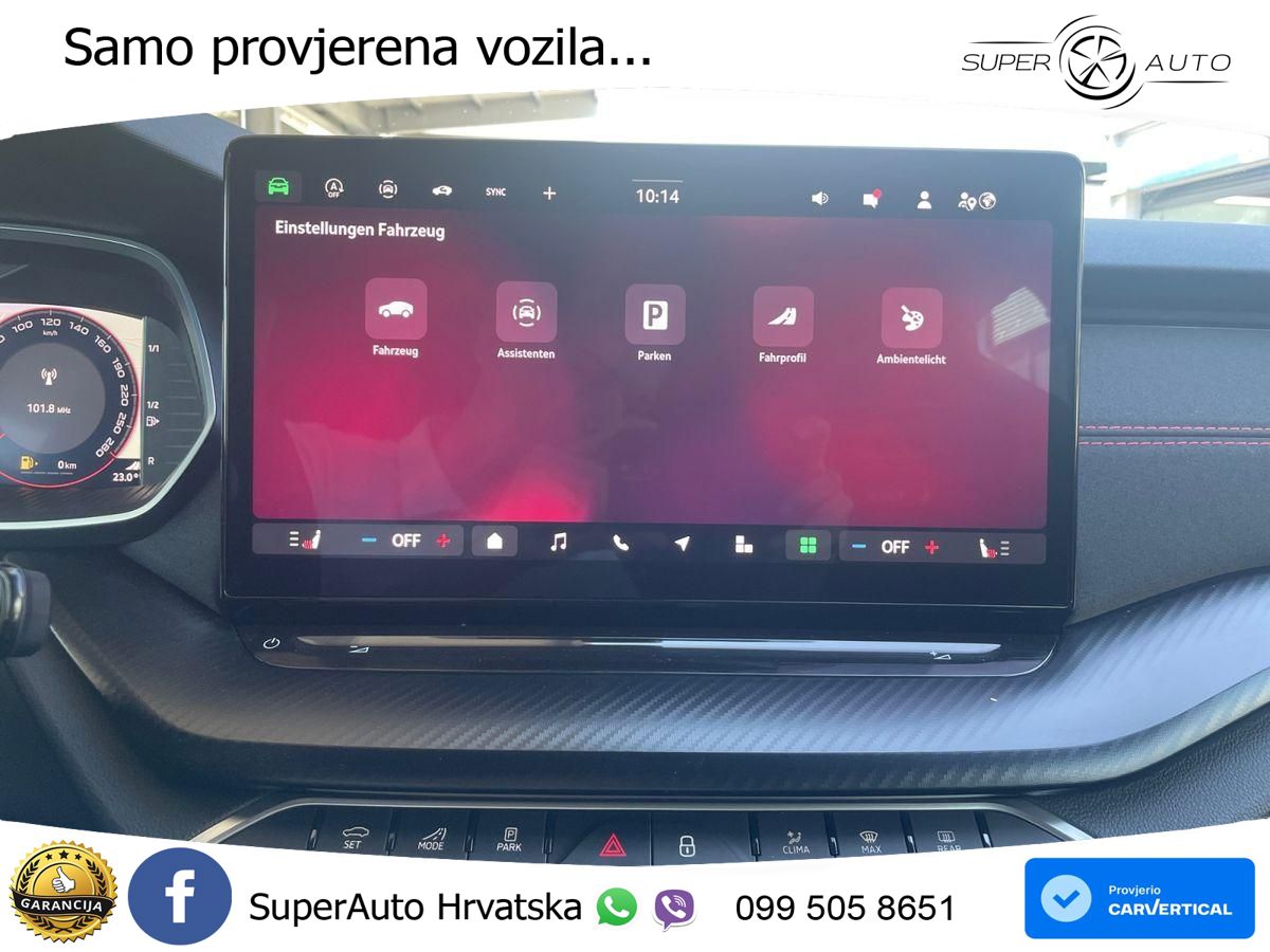 Škoda Octavia Combi RS 2.0 TSI (265 KS) DSG MATRIX+GR SJED+KAM