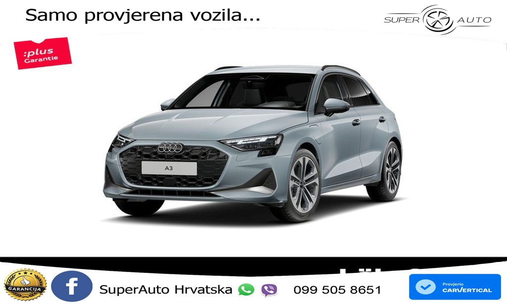 Audi A3 40 TFSIe (204 KS) S tronic advanced LED+GR SJED+ACC