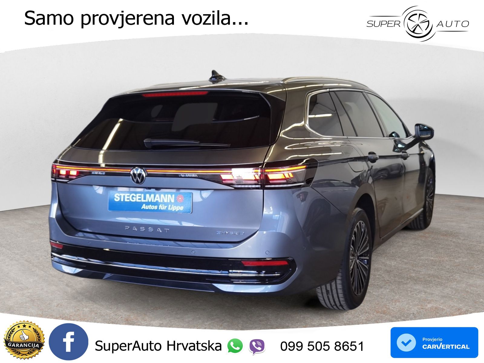 Volkswagen Passat Variant 1.5 TSI (204 KS) eHybrid DSG Elegance LED+GR SJED+ACC