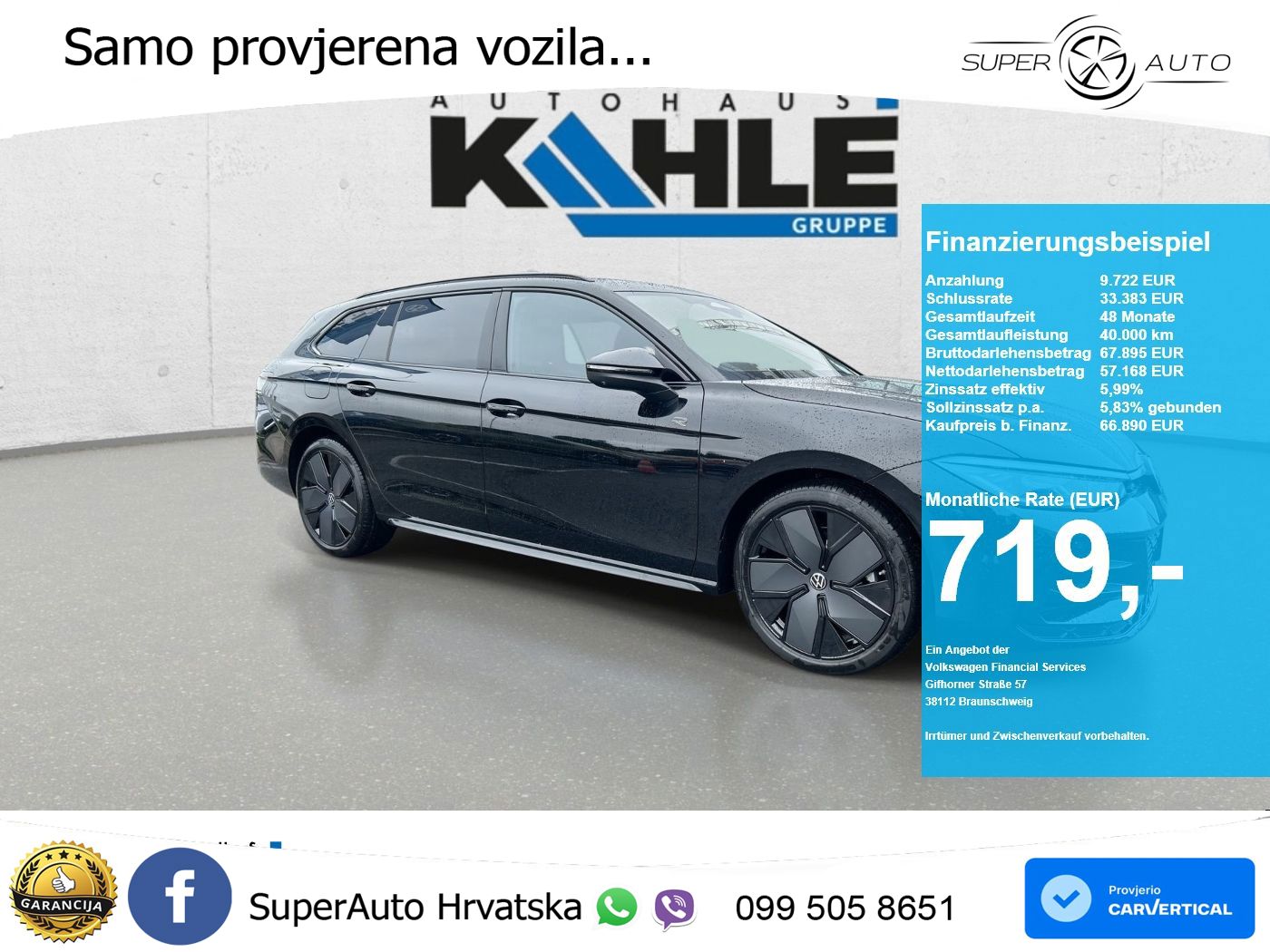 Volkswagen Passat Variant 2.0 TDI (193 KS) 4MOTION DSG R-Line LED+GR SJED+ACC