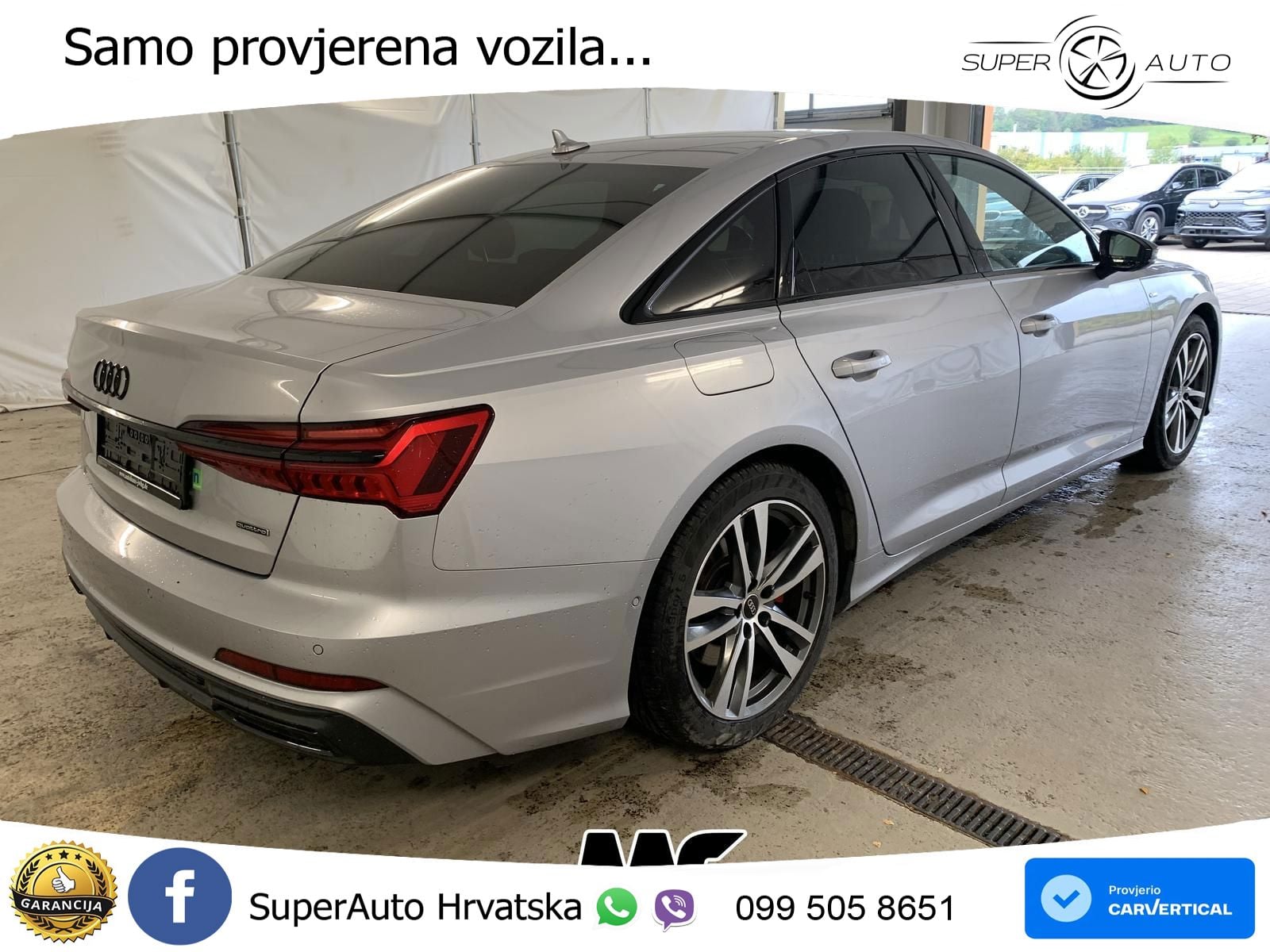 Audi A6 55 TFSIe (367 KS) quattro ultra S tronic S line MATRIX+GR SJED+KAM