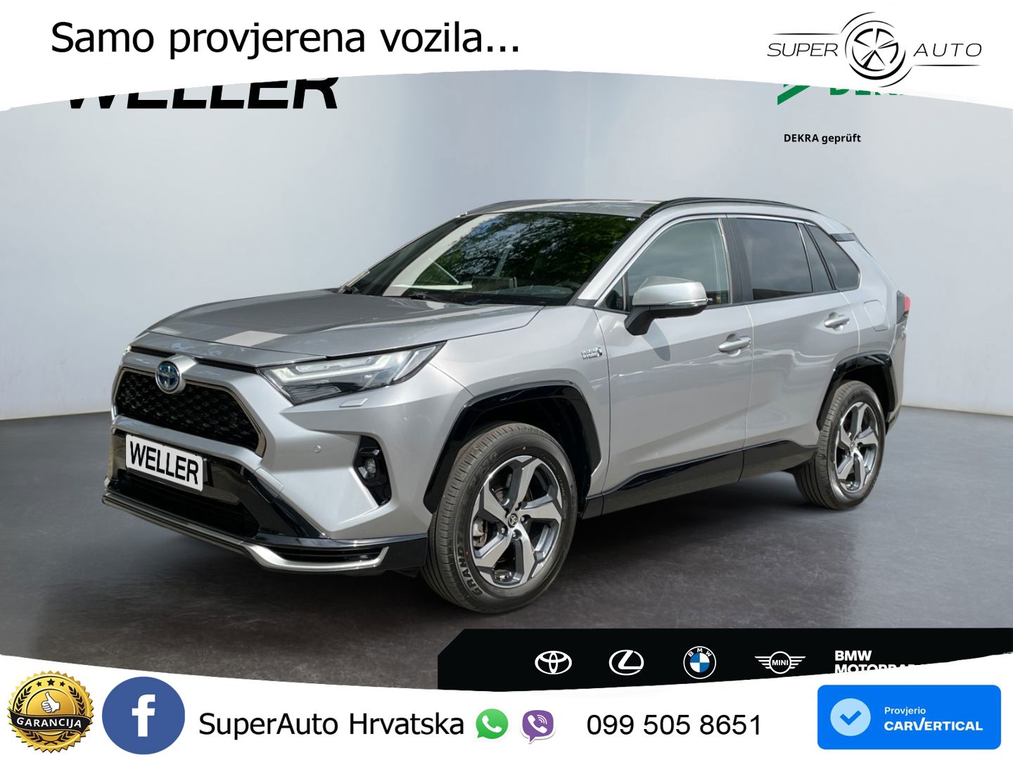 Toyota RAV4 2.5 D-4S (306 KS) Hybrid AWD-i e-CVT LED+GR SJED+ACC