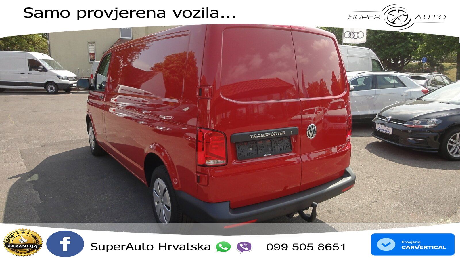 Volkswagen T6.1 Transporter Kasten LR 2.0 TDI 6-G LED+AHK 150 KS