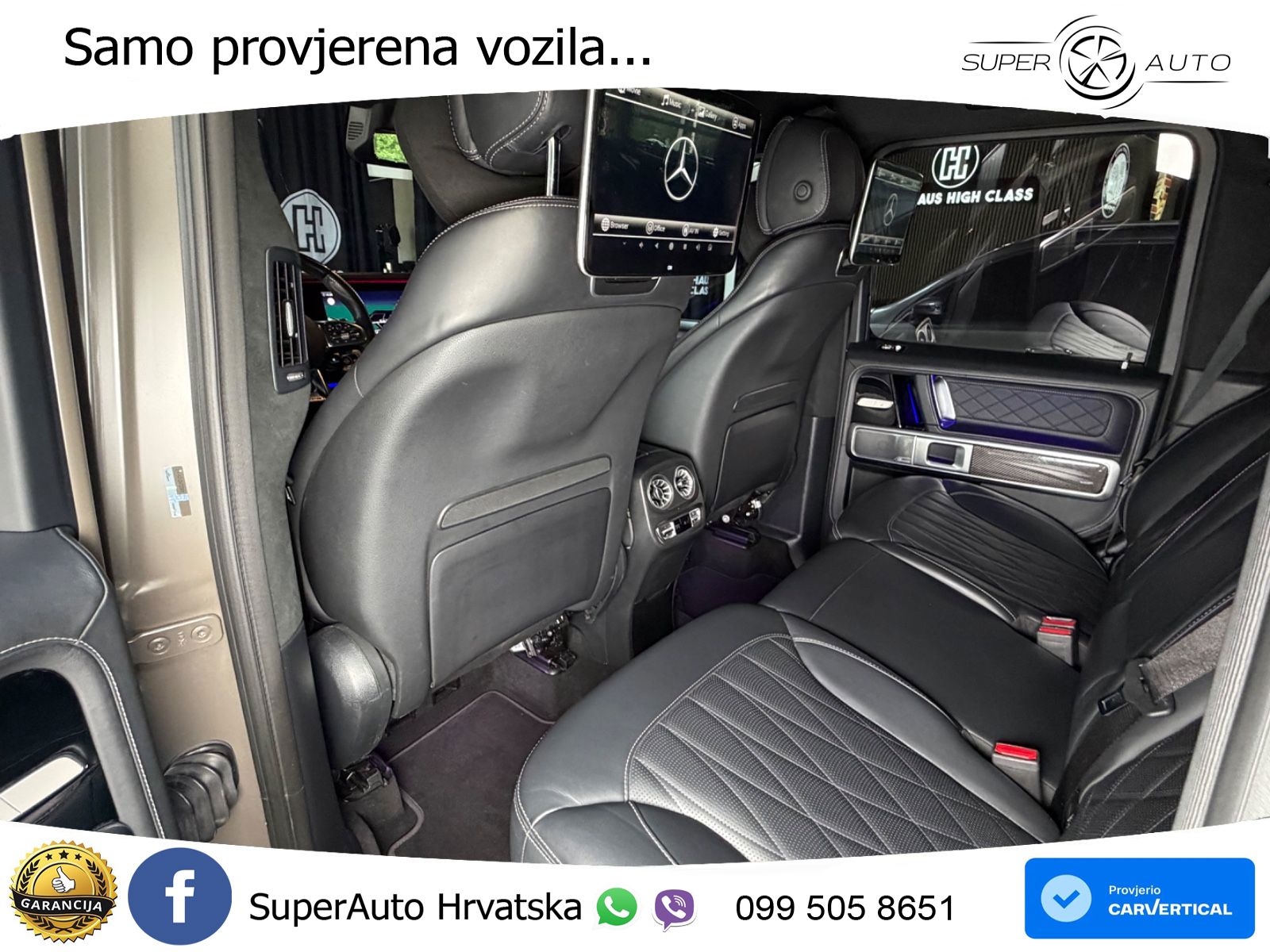 Mercedes AMG G 63 Long V8 (585 KS) 4MATIC 9G-TRONIC AMG SPEEDSHIFT PLUS ACC+HEAD+4xGR SJED+360+PANO