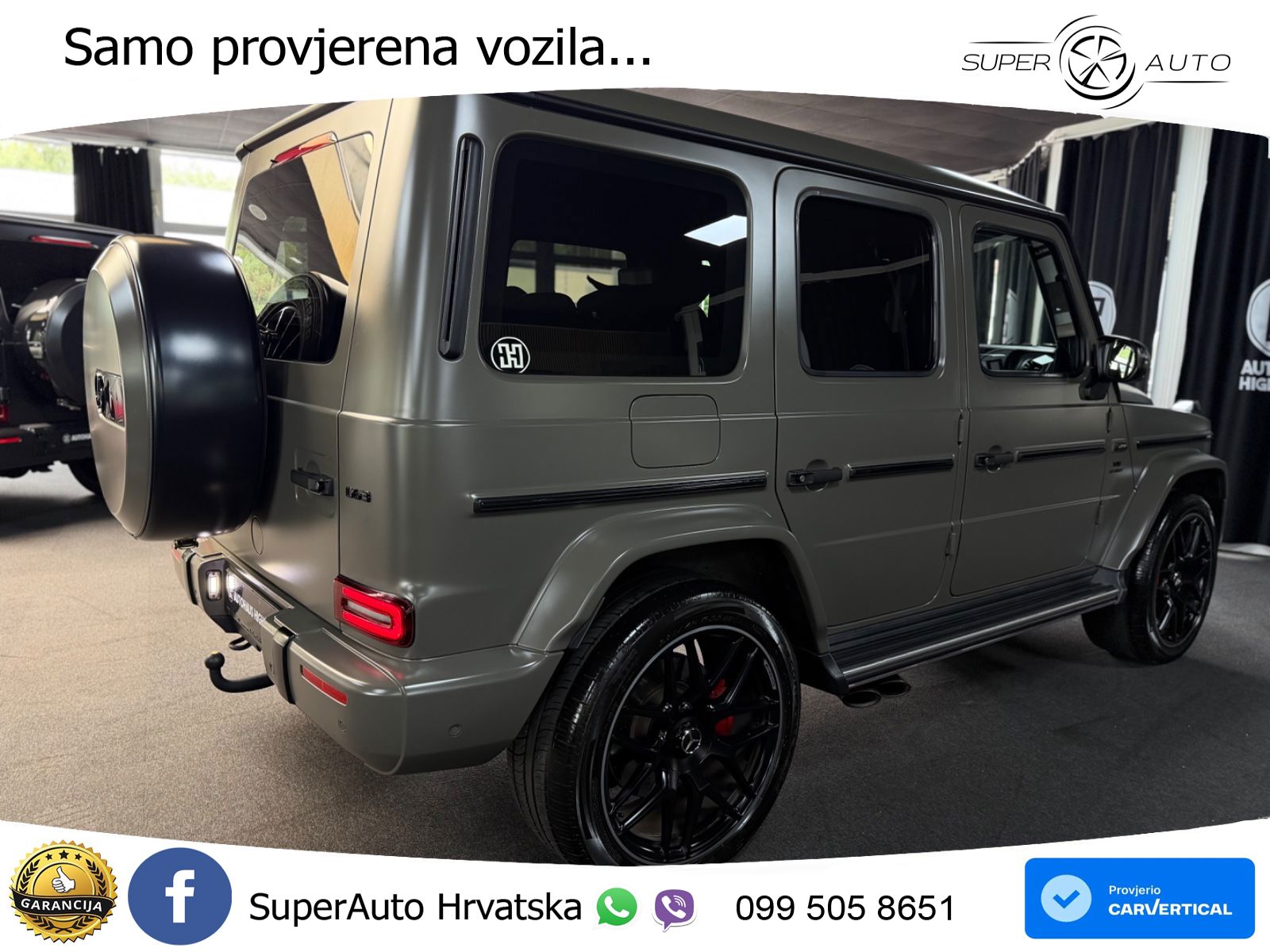 Mercedes AMG G 63 Long V8 (585 KS) 4MATIC 9G-TRONIC AMG SPEEDSHIFT PLUS ACC+HEAD+4xGR SJED+360+PANO
