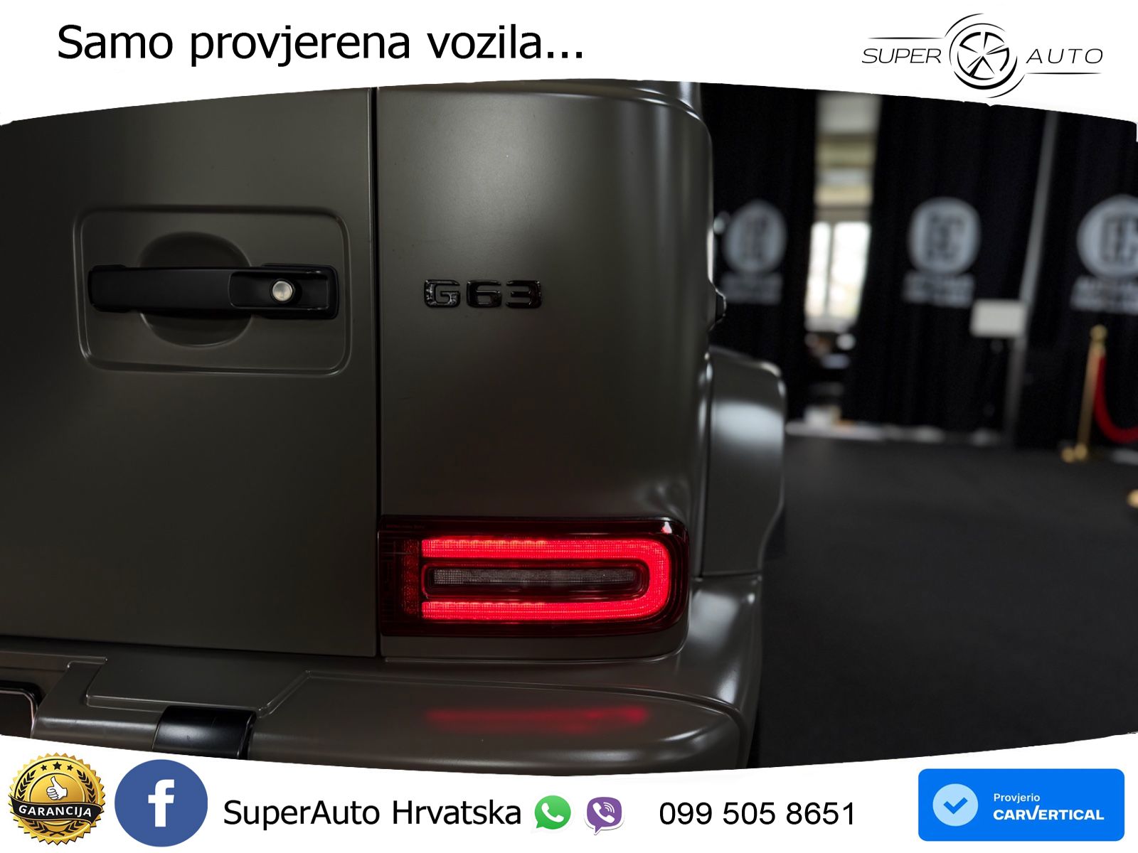 Mercedes AMG G 63 Long V8 (585 KS) 4MATIC 9G-TRONIC AMG SPEEDSHIFT PLUS ACC+HEAD+4xGR SJED+360+PANO