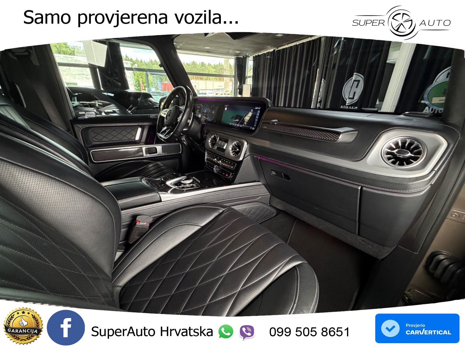 Mercedes AMG G 63 Long V8 (585 KS) 4MATIC 9G-TRONIC AMG SPEEDSHIFT PLUS ACC+HEAD+4xGR SJED+360+PANO