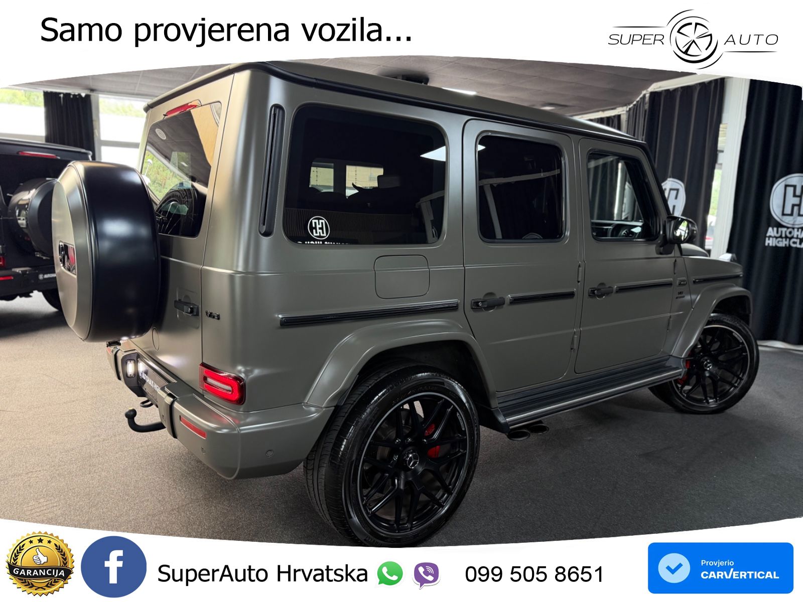 Mercedes AMG G 63 Long V8 (585 KS) 4MATIC 9G-TRONIC AMG SPEEDSHIFT PLUS ACC+HEAD+4xGR SJED+360+PANO