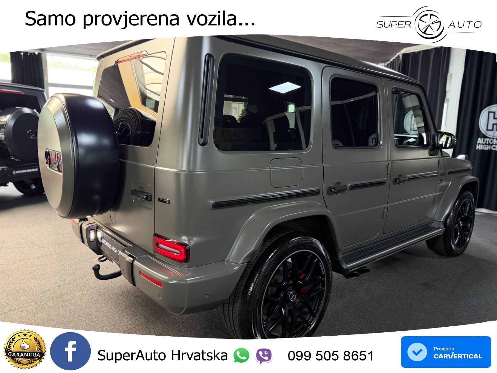 Mercedes AMG G 63 Long V8 (585 KS) 4MATIC 9G-TRONIC AMG SPEEDSHIFT PLUS ACC+HEAD+4xGR SJED+360+PANO