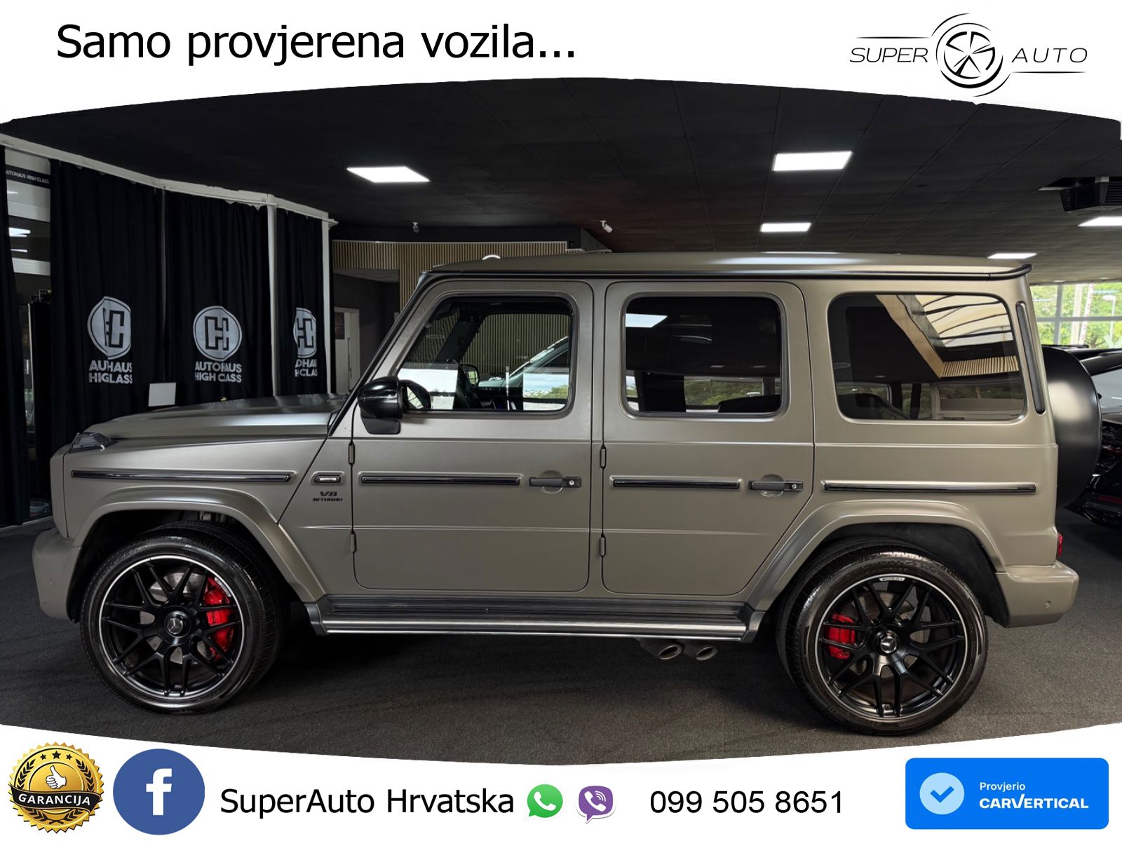 Mercedes AMG G 63 Long V8 (585 KS) 4MATIC 9G-TRONIC AMG SPEEDSHIFT PLUS ACC+HEAD+4xGR SJED+360+PANO