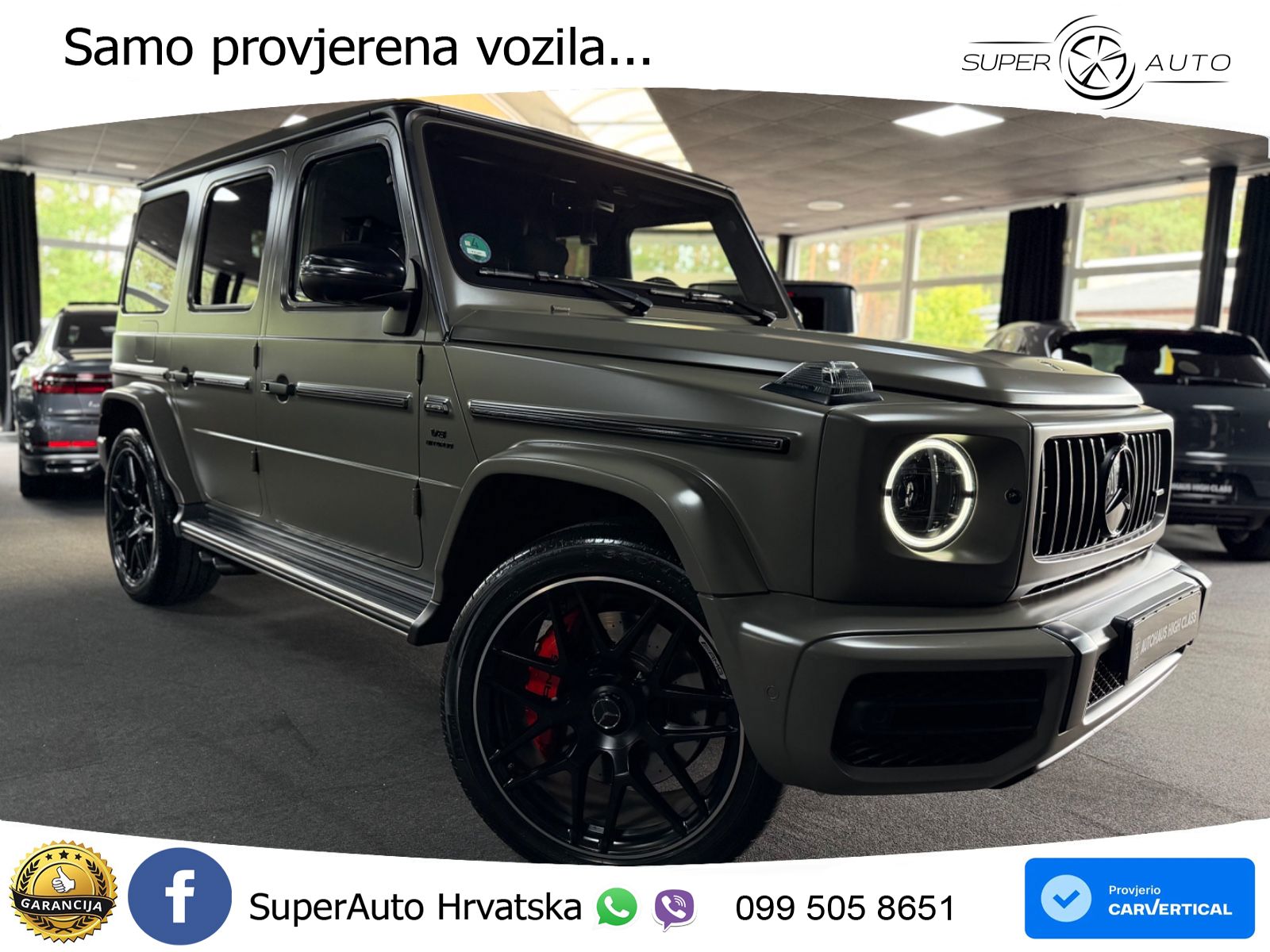Mercedes AMG G 63 Long V8 (585 KS) 4MATIC 9G-TRONIC AMG SPEEDSHIFT PLUS ACC+HEAD+4xGR SJED+360+PANO