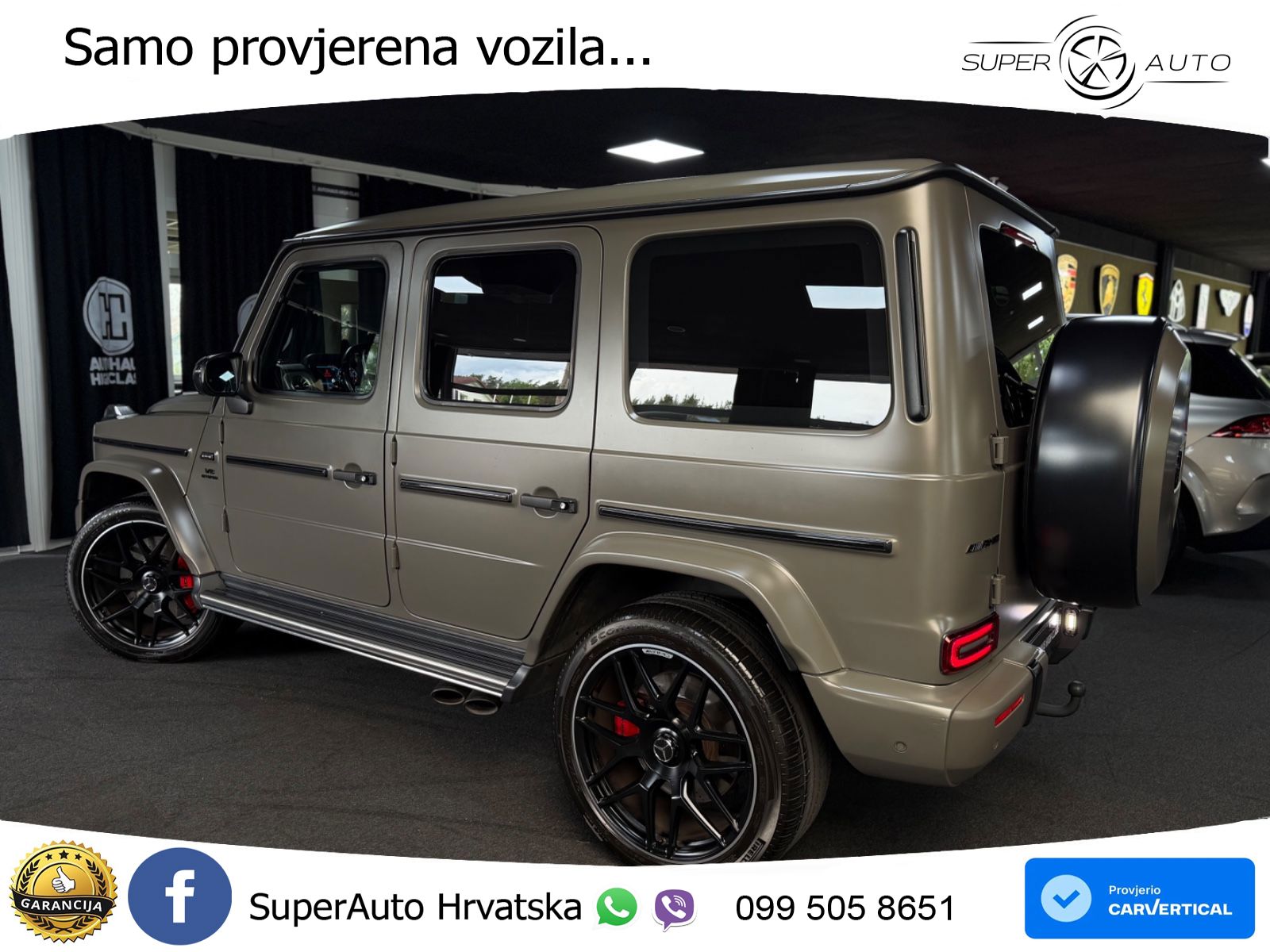 Mercedes AMG G 63 Long V8 (585 KS) 4MATIC 9G-TRONIC AMG SPEEDSHIFT PLUS ACC+HEAD+4xGR SJED+360+PANO