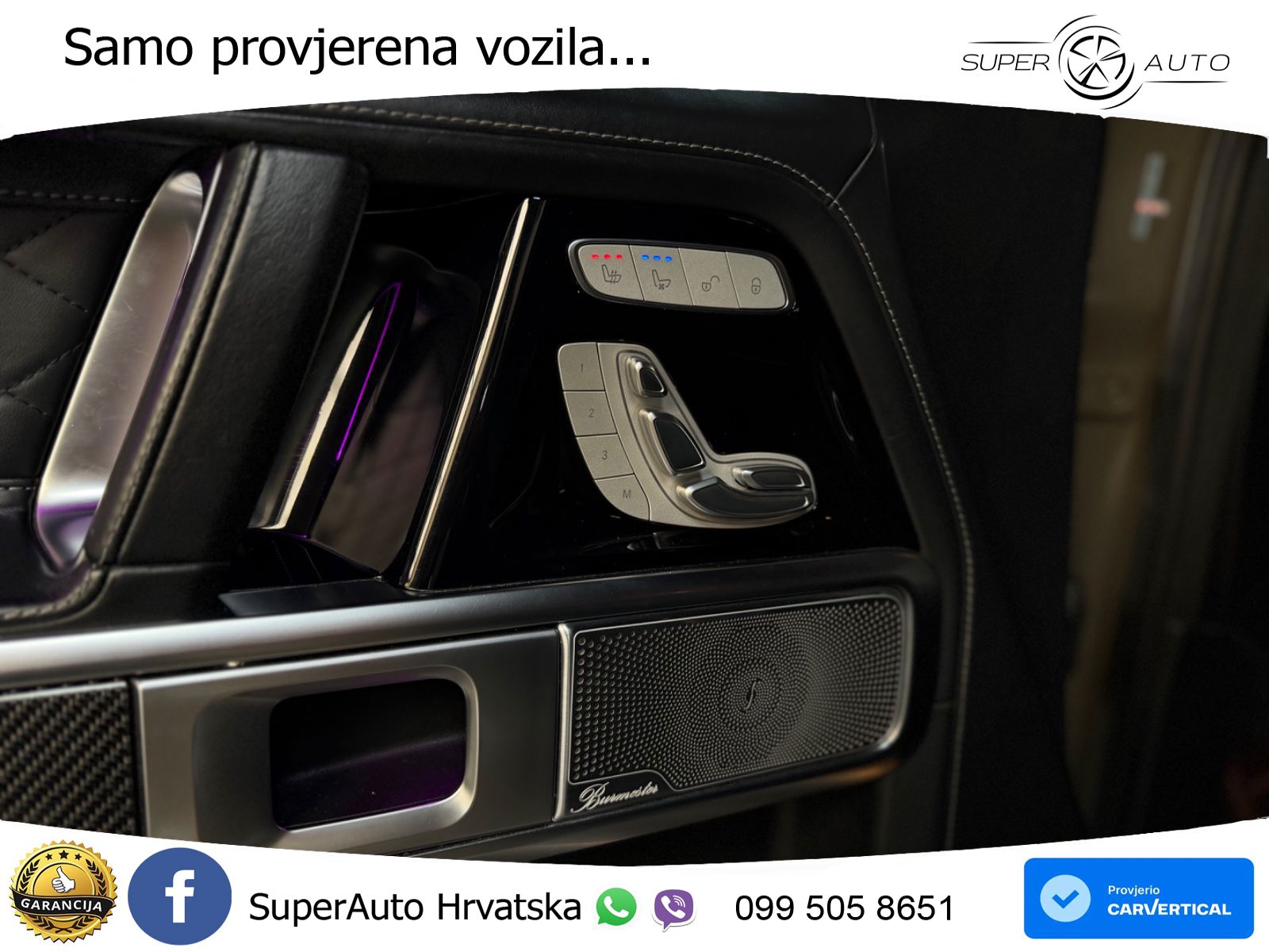 Mercedes AMG G 63 Long V8 (585 KS) 4MATIC 9G-TRONIC AMG SPEEDSHIFT PLUS ACC+HEAD+4xGR SJED+360+PANO