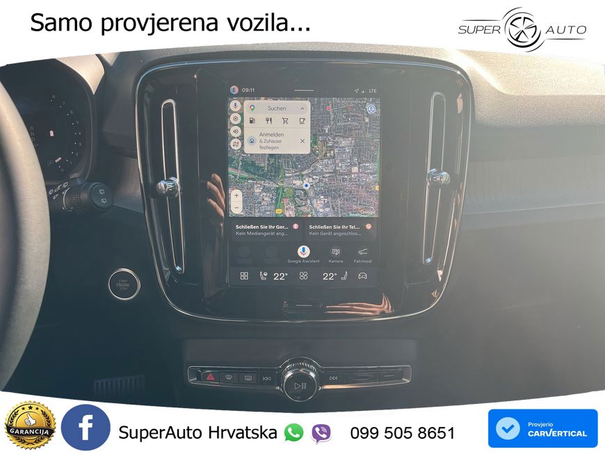 Volvo XC40 2.0 B4 197 KS Automatic LED+GR SJED+ACC