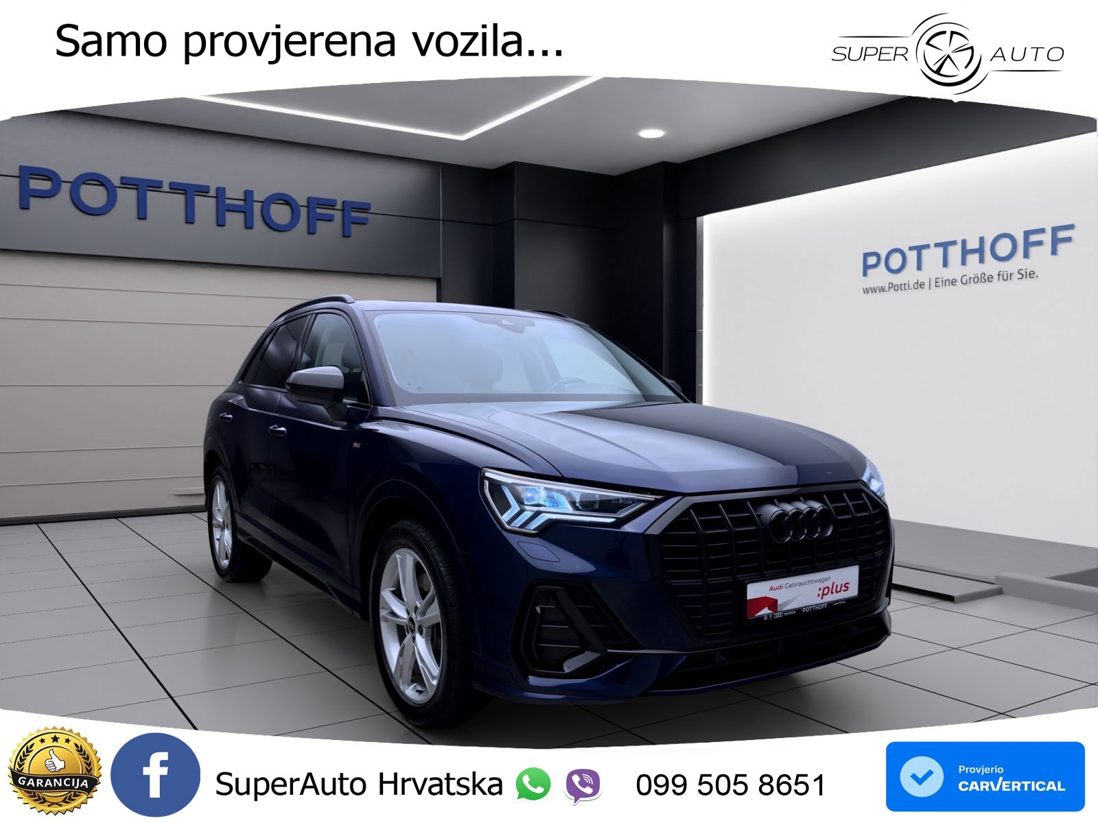 Audi Q3 45 TFSIe (245 KS) S tronic S line MATRIX+GR SJED+KAM