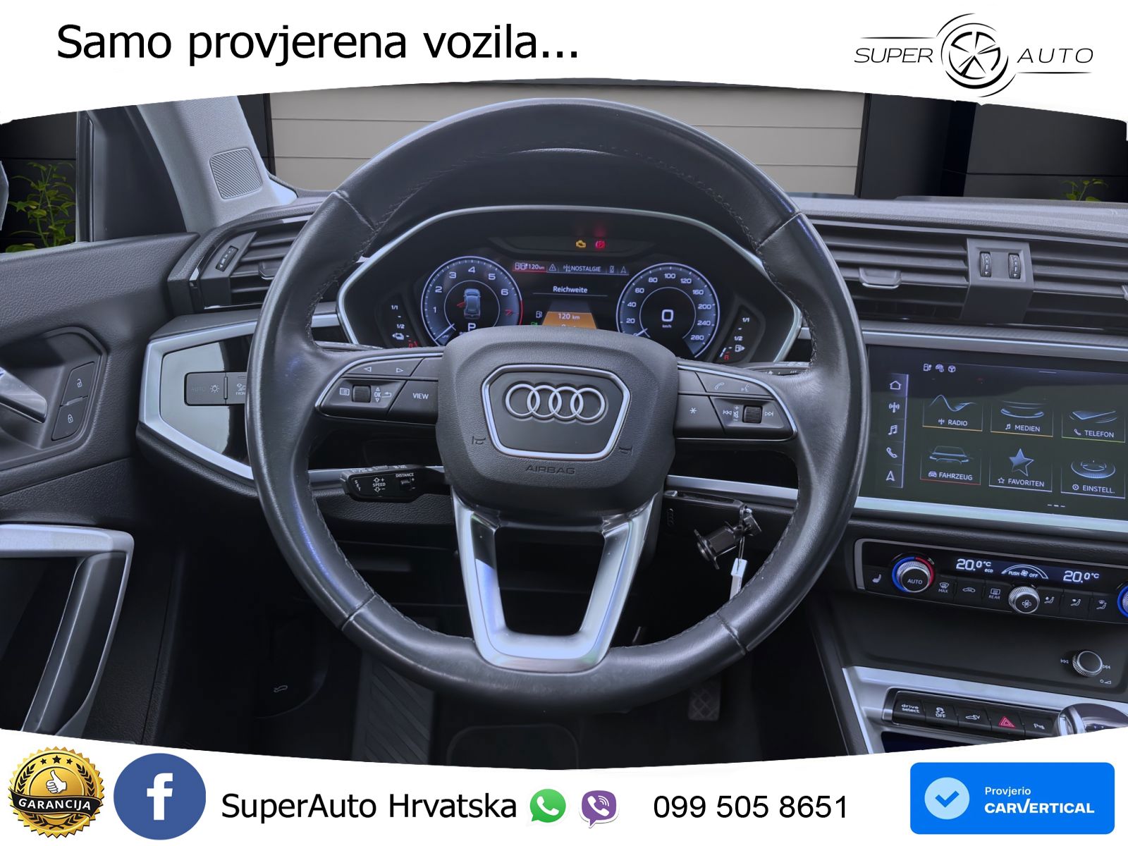 Audi Q3 45 TFSIe (245 KS) S tronic S line MATRIX+GR SJED+KAM