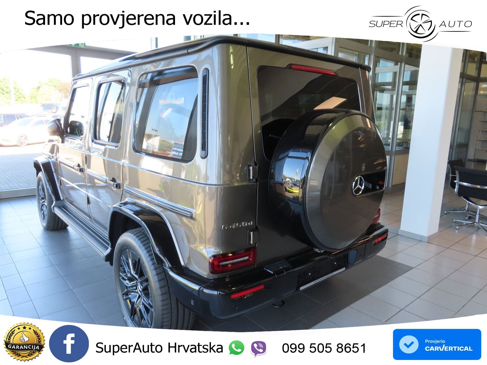Mercedes G 450d Long (367 KS) 4MATIC 9G-TRONIC AMG LED+GR SJED+ACC