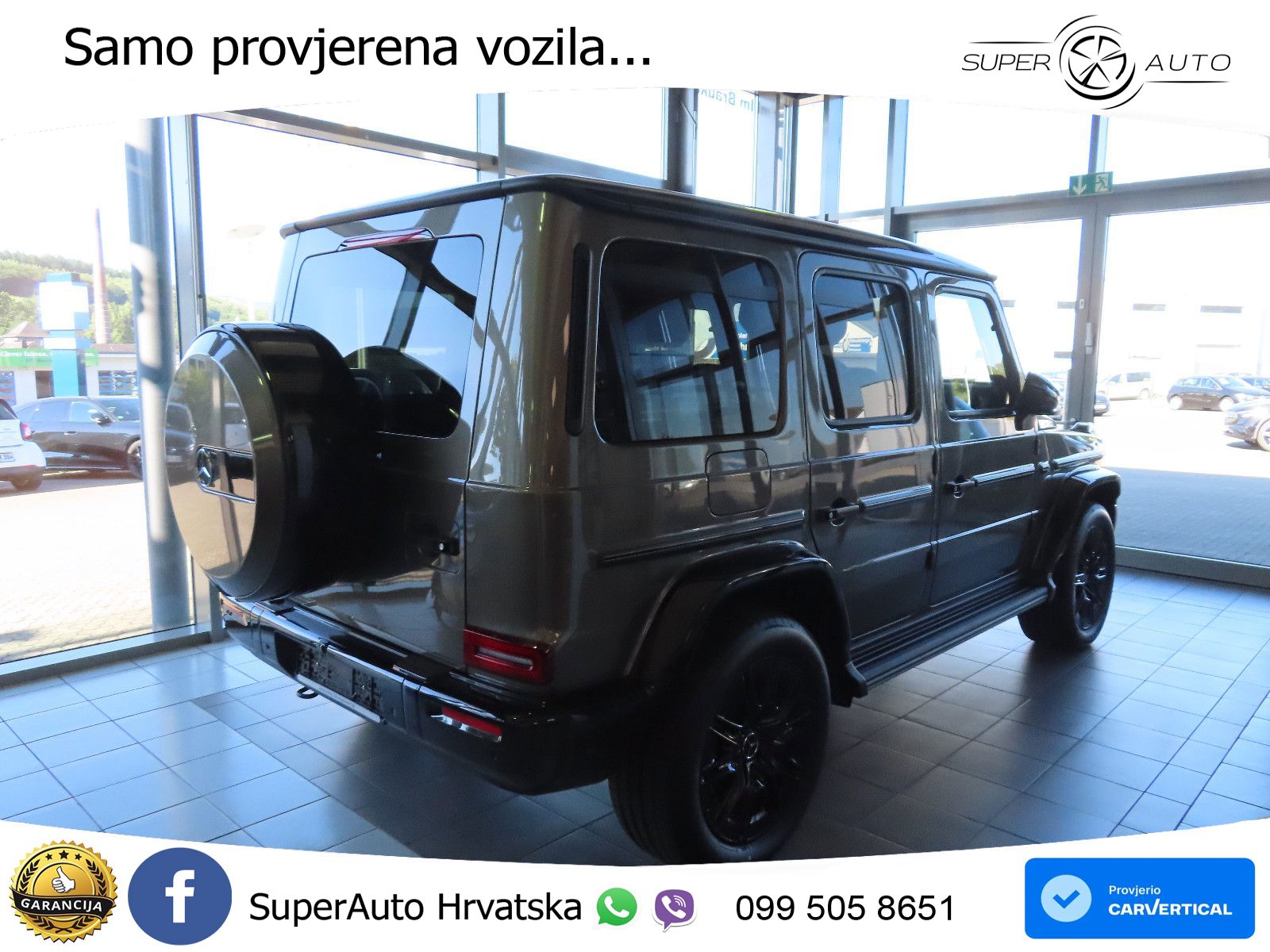 Mercedes G 450d Long (367 KS) 4MATIC 9G-TRONIC AMG LED+GR SJED+ACC