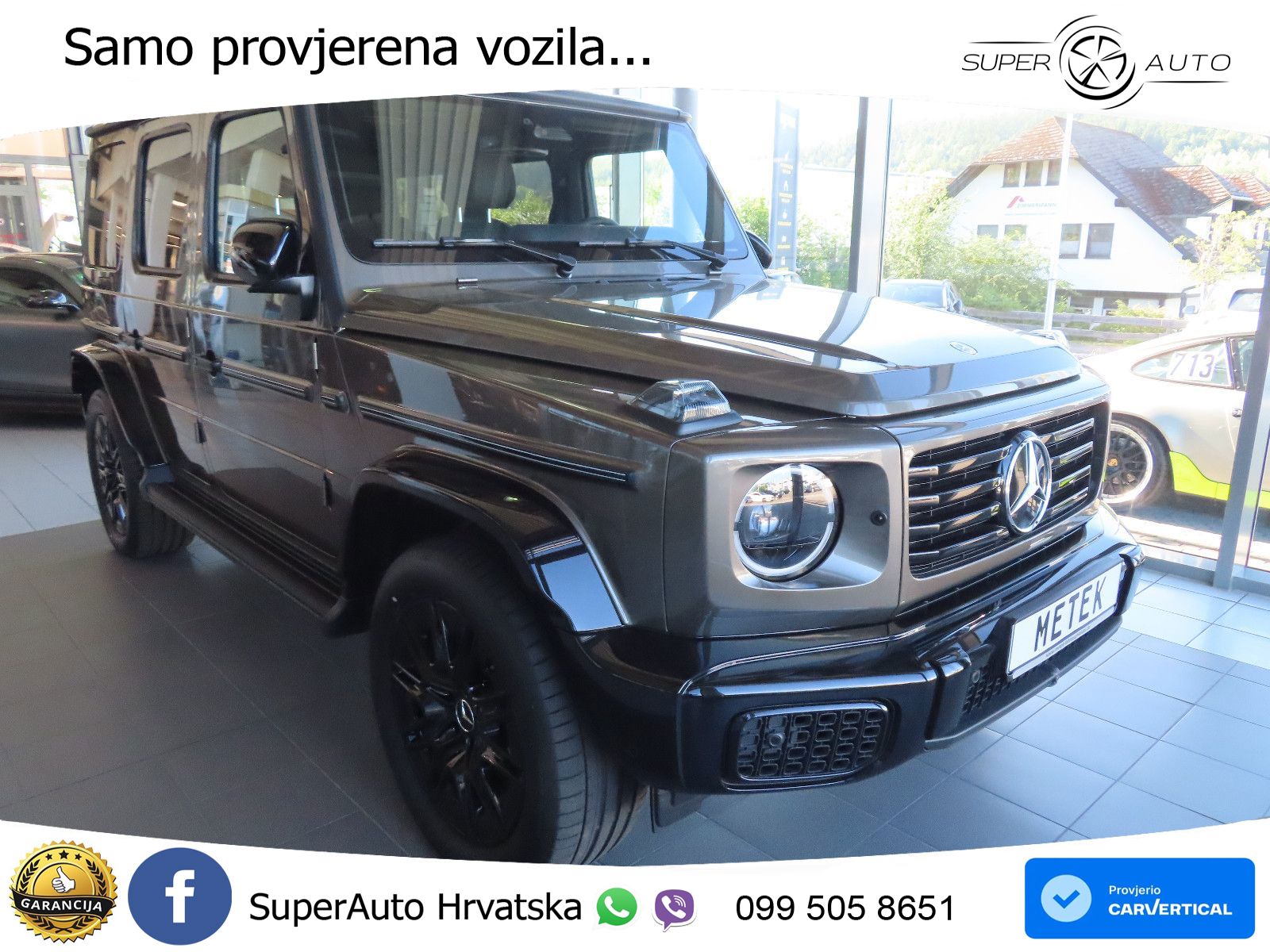 Mercedes G 450d Long (367 KS) 4MATIC 9G-TRONIC AMG LED+GR SJED+ACC