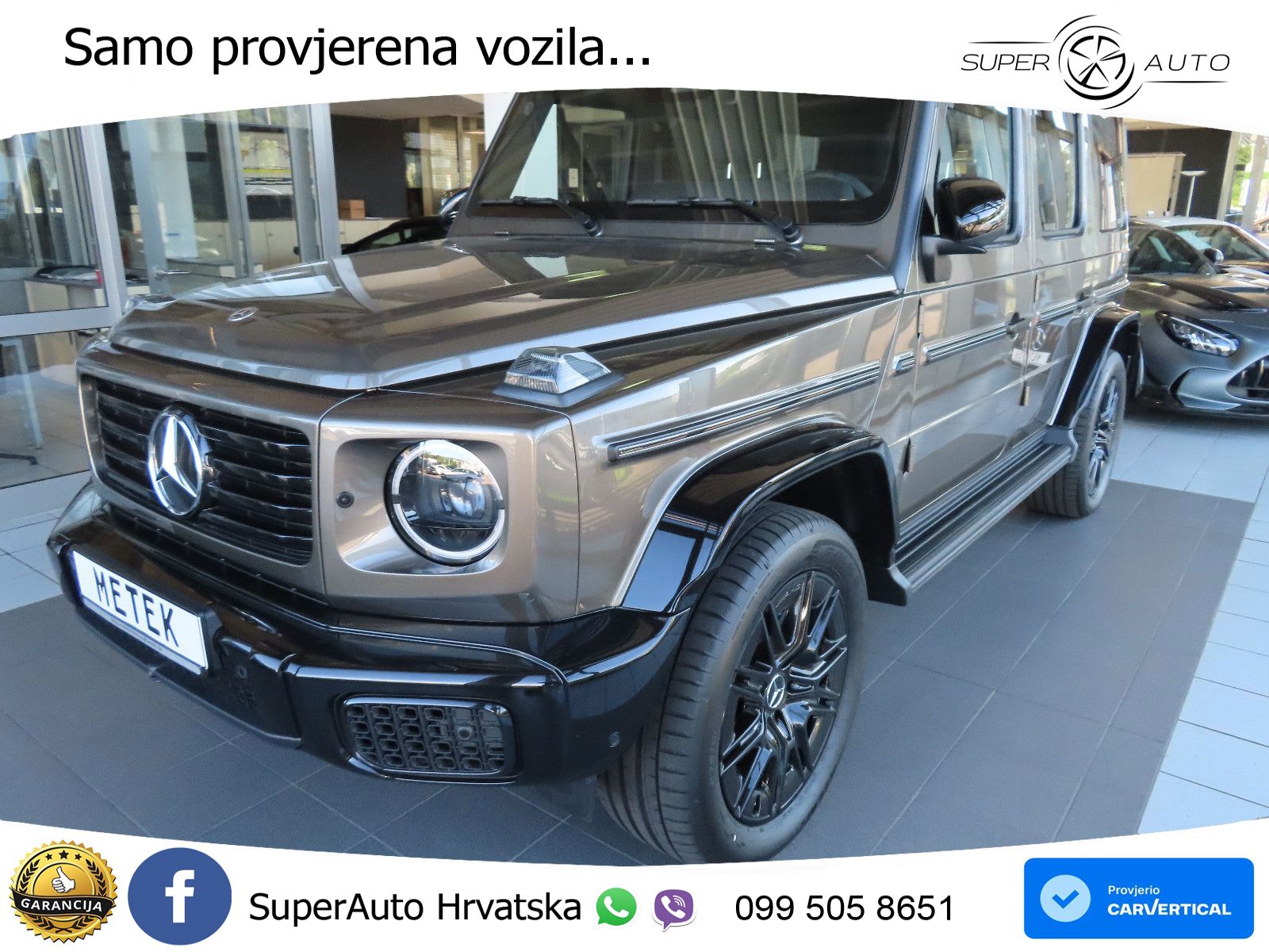 Mercedes G 450d Long (367 KS) 4MATIC 9G-TRONIC AMG LED+GR SJED+ACC