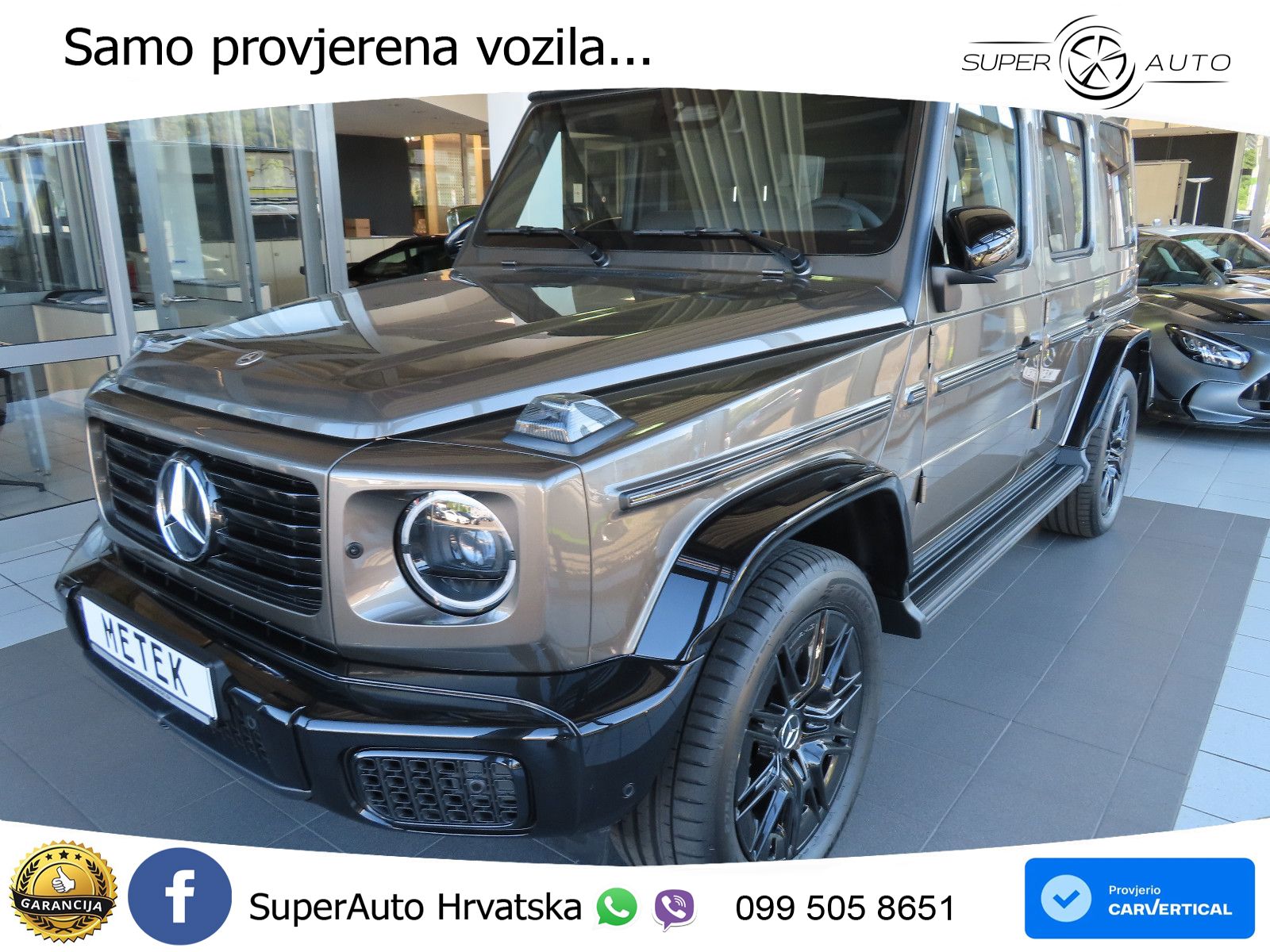Mercedes G 450d Long (367 KS) 4MATIC 9G-TRONIC AMG LED+GR SJED+ACC