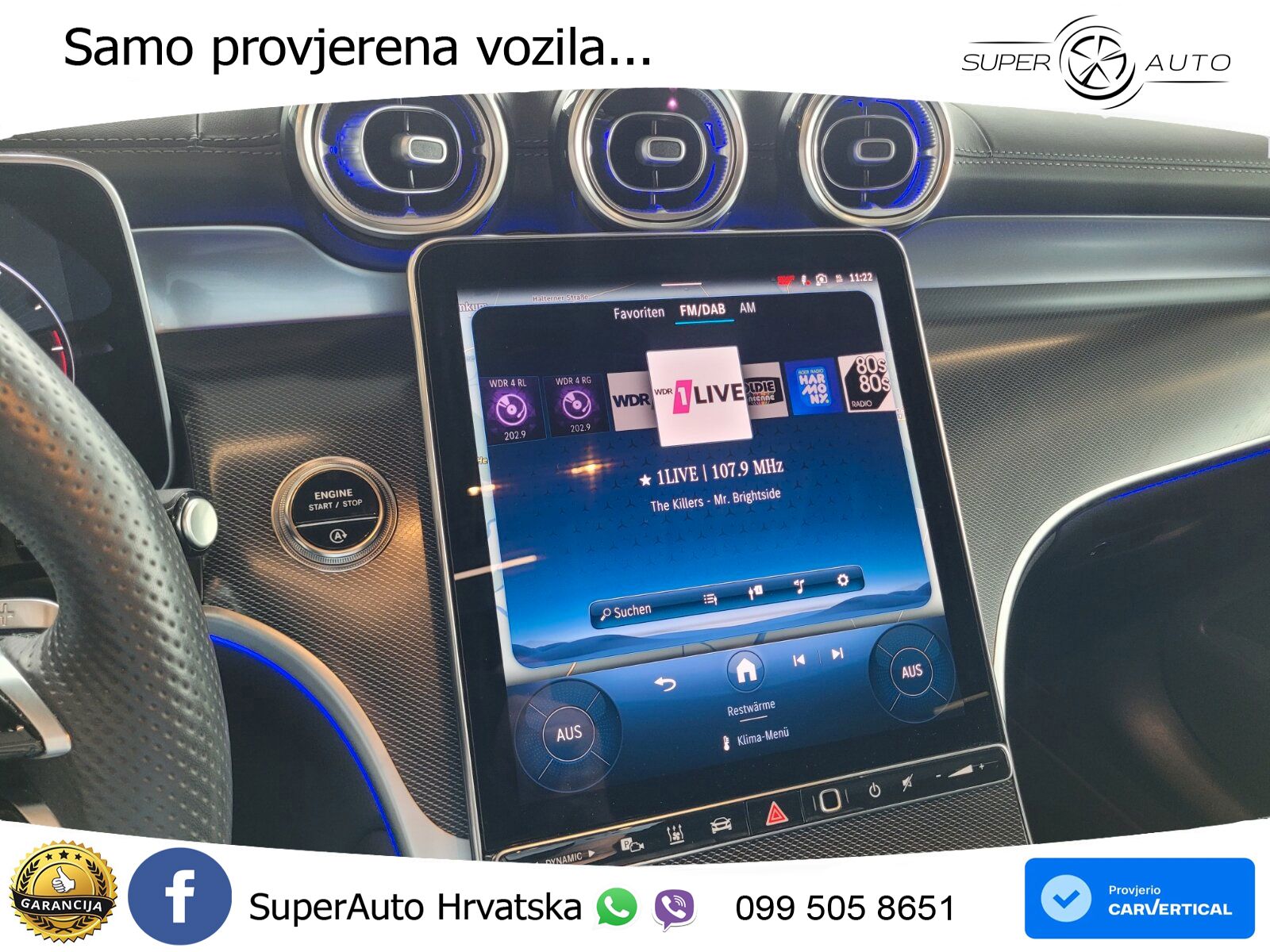 Mercedes GLC 300d (269 KS) 4MATIC 9G-TRONIC AMG ZRAČNI+ACC+GR SJED+KAM+PANO