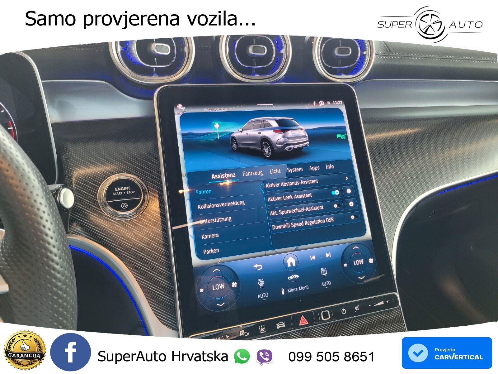 Mercedes GLC 300d (269 KS) 4MATIC 9G-TRONIC AMG ZRAČNI+ACC+GR SJED+KAM+PANO