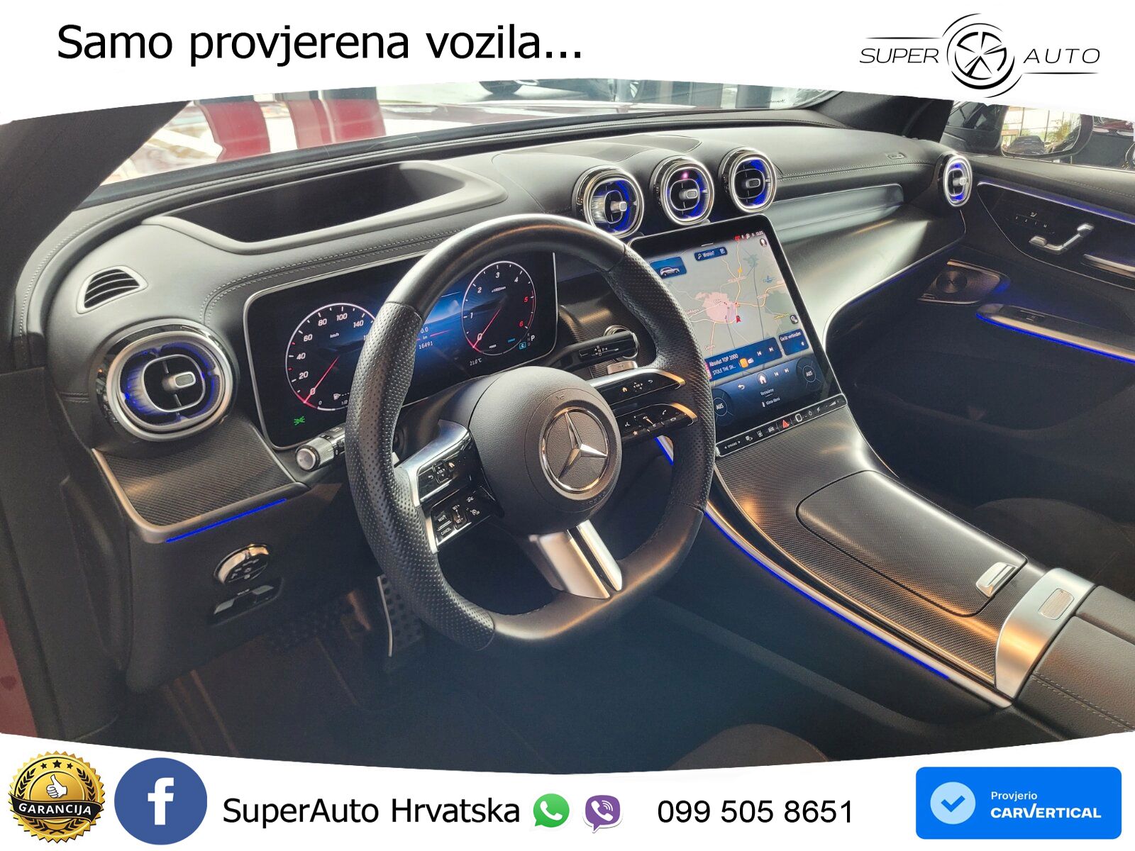 Mercedes GLC 300d (269 KS) 4MATIC 9G-TRONIC AMG ZRAČNI+ACC+GR SJED+KAM+PANO