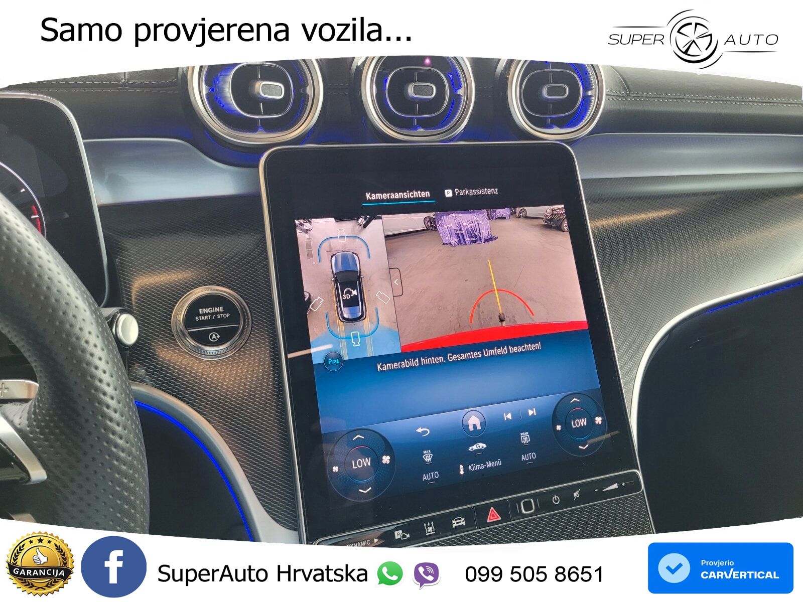 Mercedes GLC 300d (269 KS) 4MATIC 9G-TRONIC AMG ZRAČNI+ACC+GR SJED+KAM+PANO