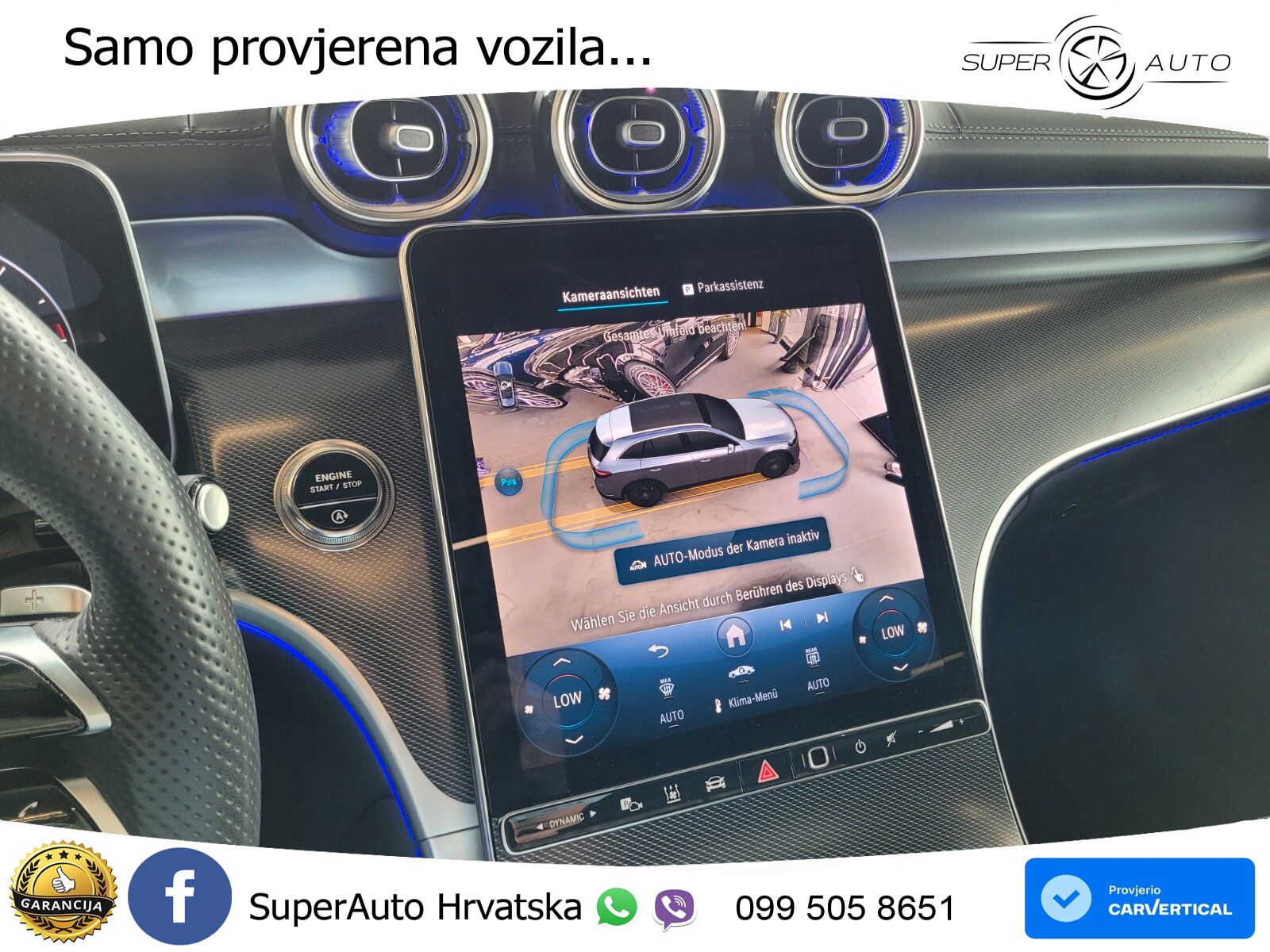 Mercedes GLC 300d (269 KS) 4MATIC 9G-TRONIC AMG ZRAČNI+ACC+GR SJED+KAM+PANO