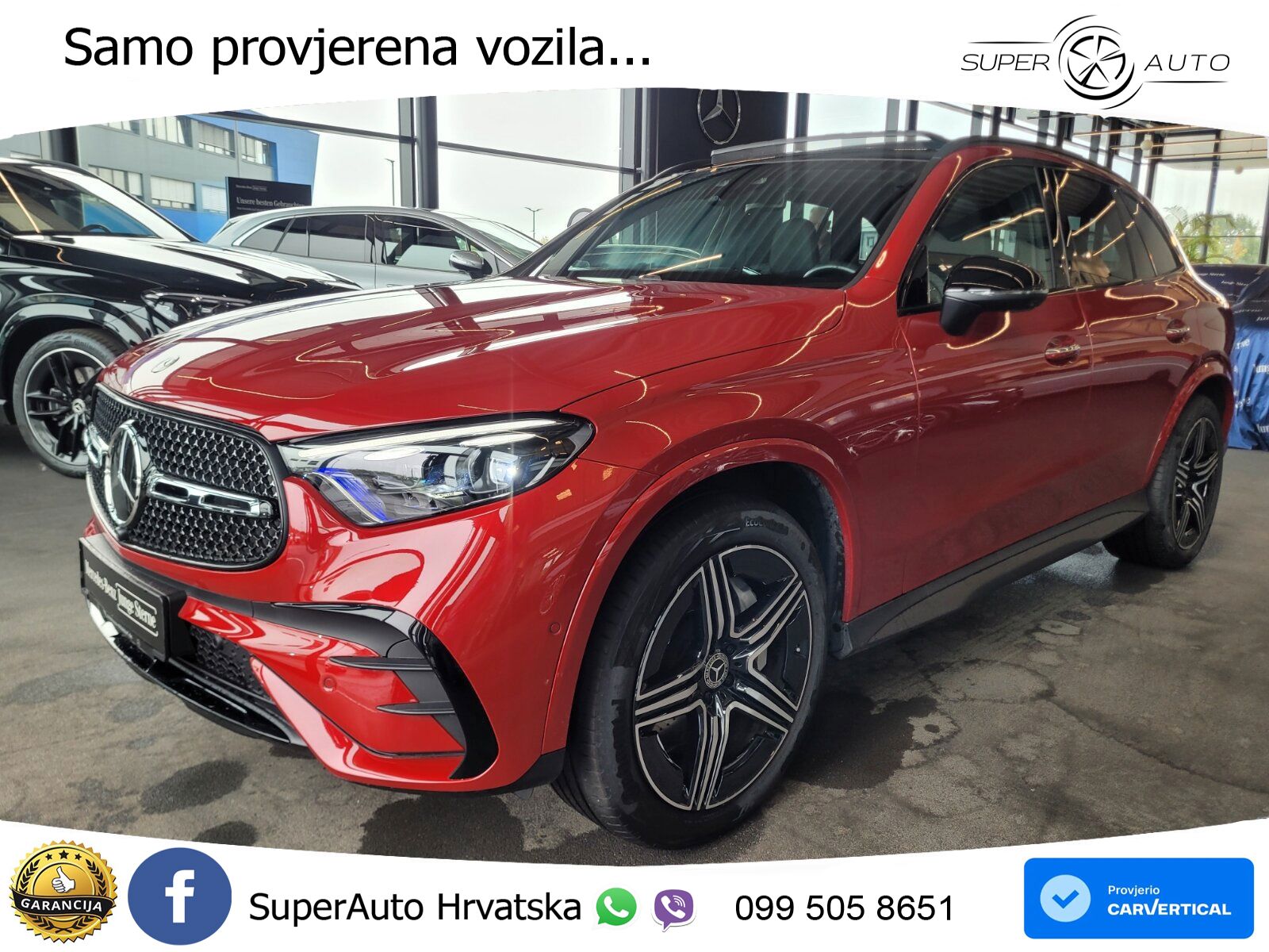 Mercedes GLC 300d (269 KS) 4MATIC 9G-TRONIC AMG ZRAČNI+ACC+GR SJED+KAM+PANO