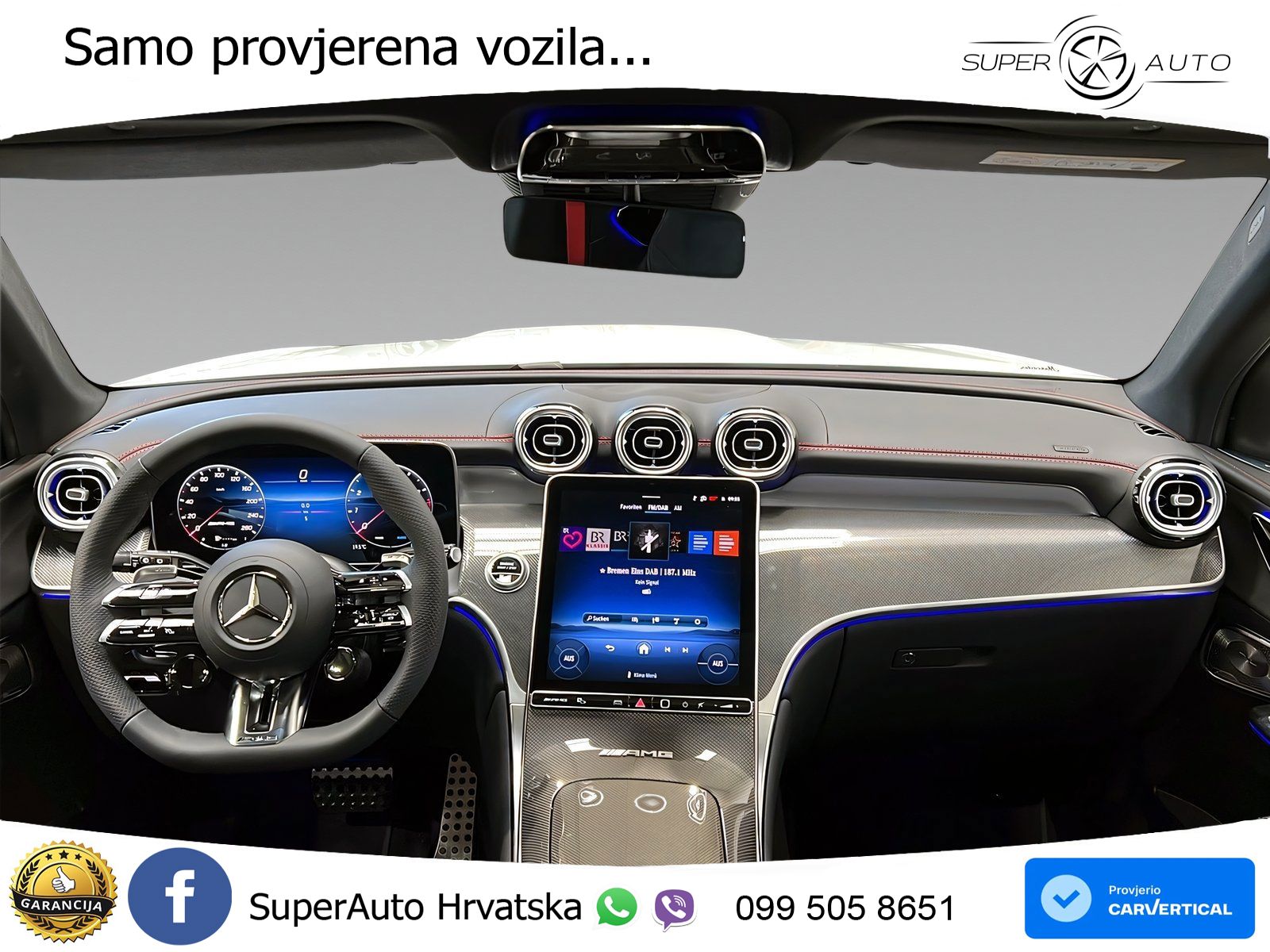Mercedes AMG GLC 53 (449 KS) 4MATIC+ AMG SPEEDSHIFT TCT 9G ACC+GR SJED+360+PANO