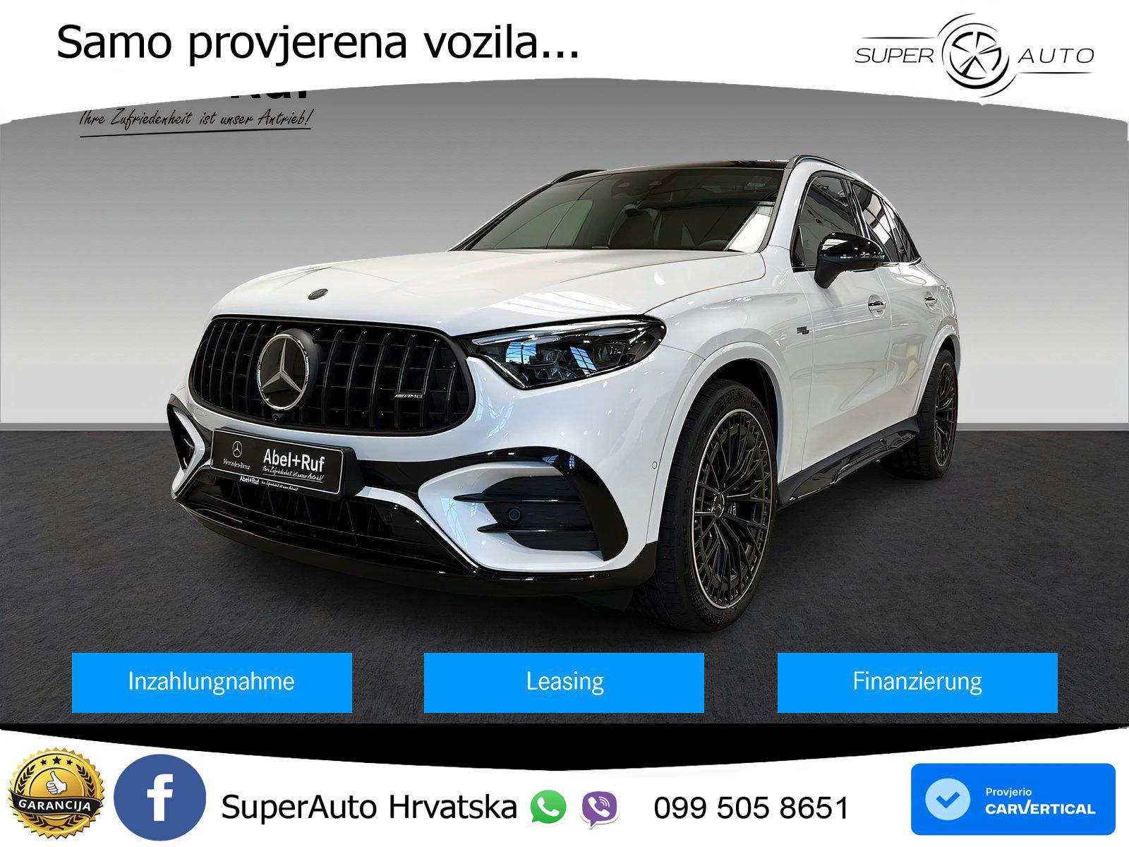 Mercedes AMG GLC 53 (449 KS) 4MATIC+ AMG SPEEDSHIFT TCT 9G ACC+GR SJED+360+PANO