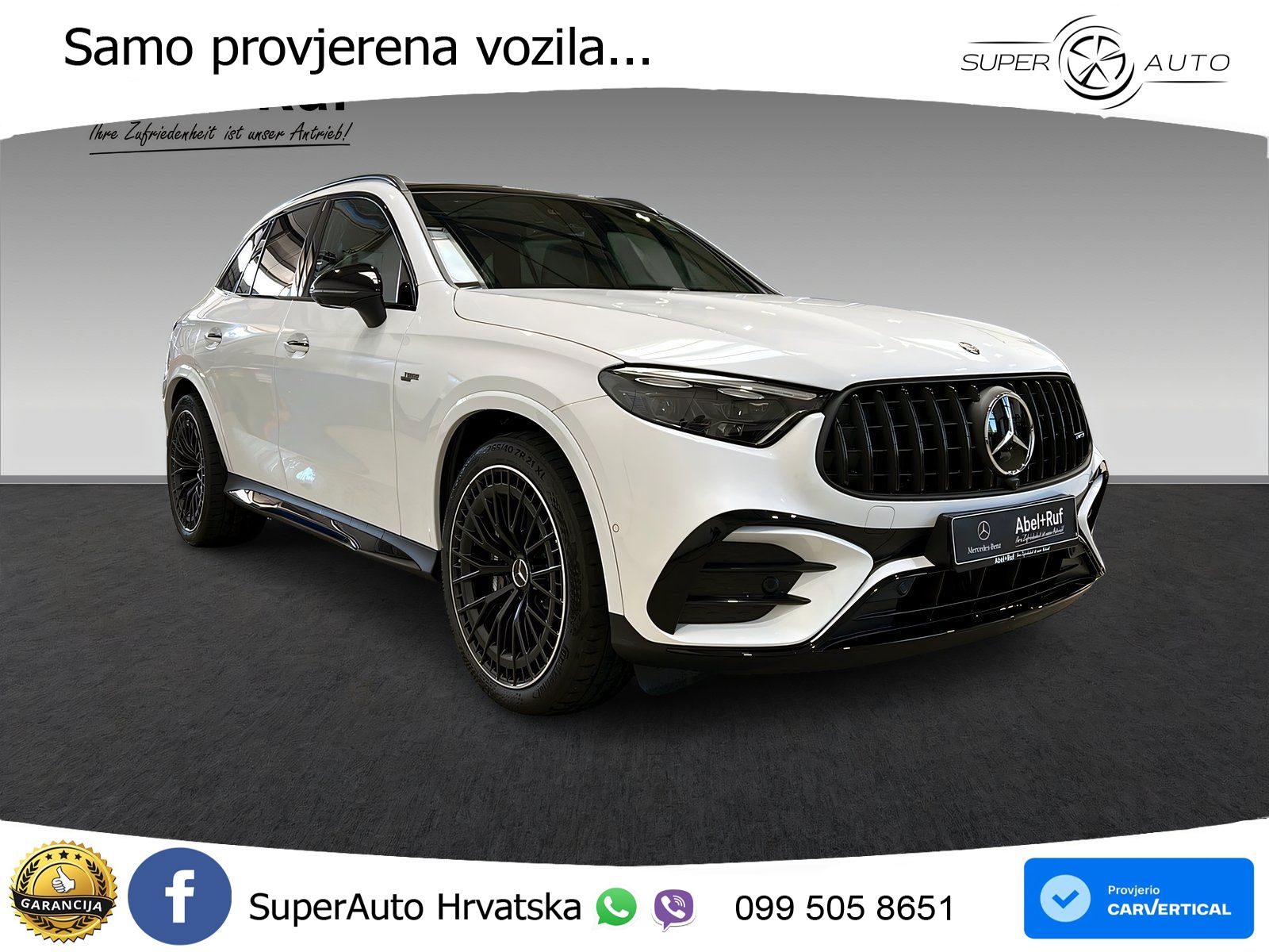 Mercedes AMG GLC 53 (449 KS) 4MATIC+ AMG SPEEDSHIFT TCT 9G ACC+GR SJED+360+PANO