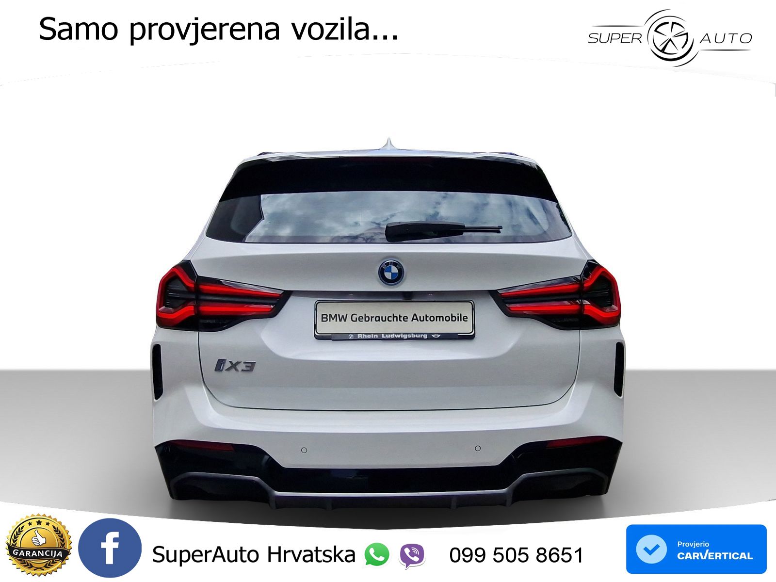 BMW iX3 80 kWh (286 KS)