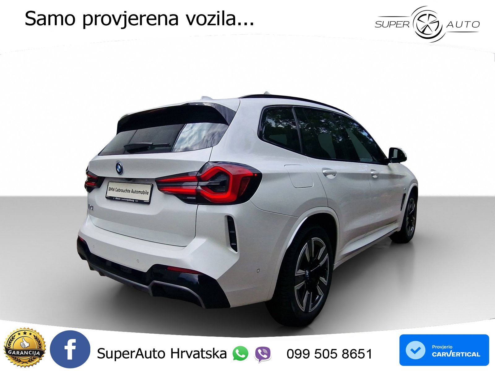 BMW iX3 80 kWh (286 KS)